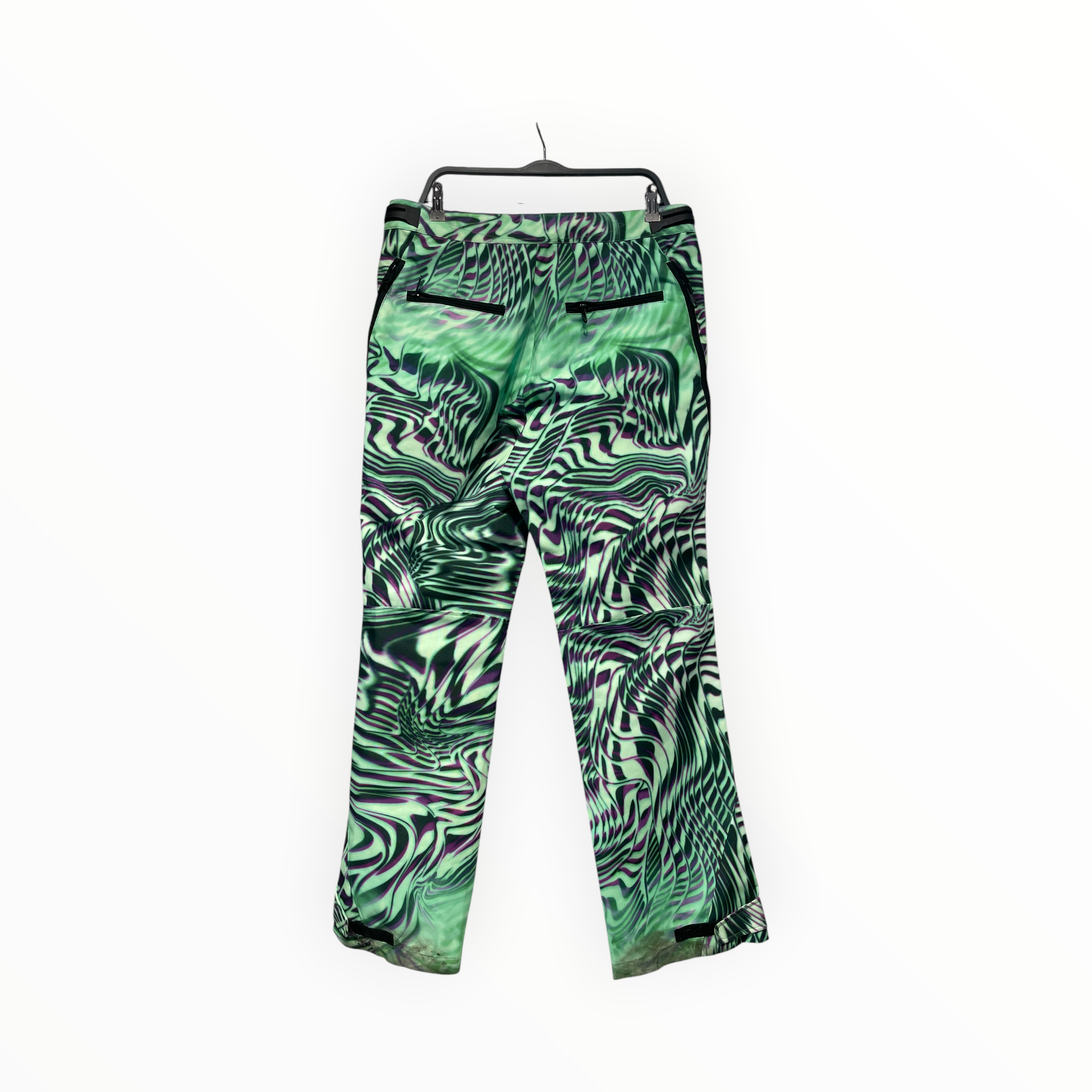 DIESEL/Pants/Acrylic/GRN/Graphic/PURPLE AND GREEN PRINT view 2