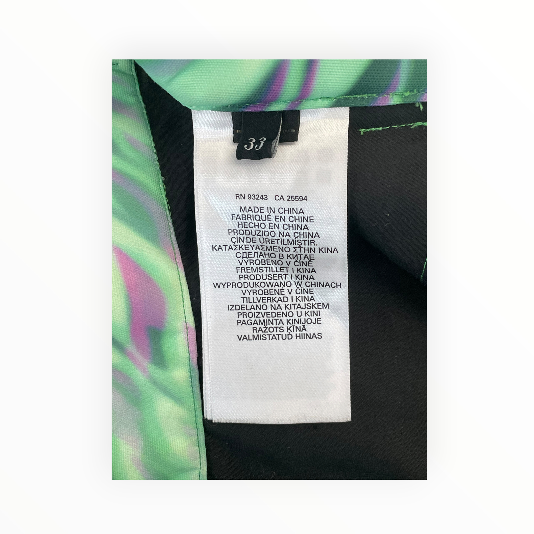 DIESEL/Pants/Acrylic/GRN/Graphic/PURPLE AND GREEN PRINT view 4