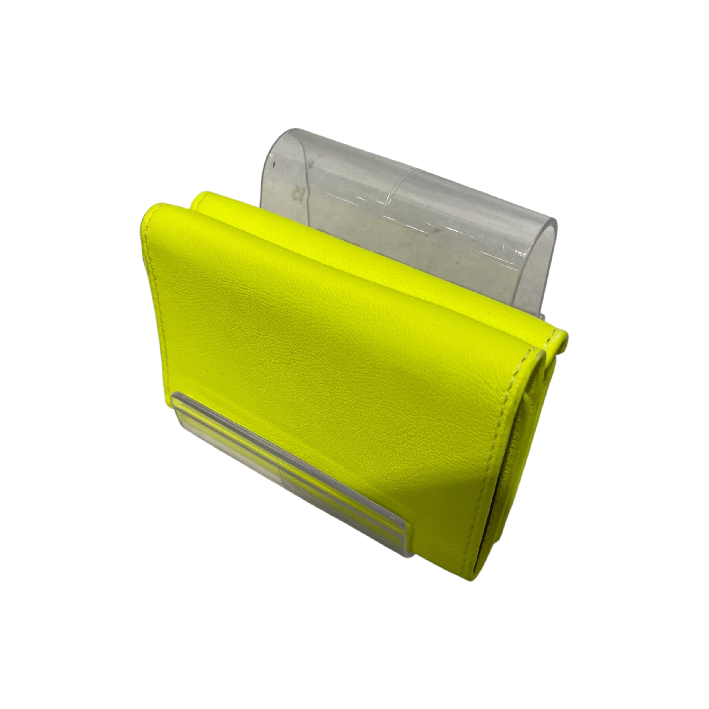 BALENCIAGA/Wallet/Leather/YEL/Papier Mini Wallet view 2