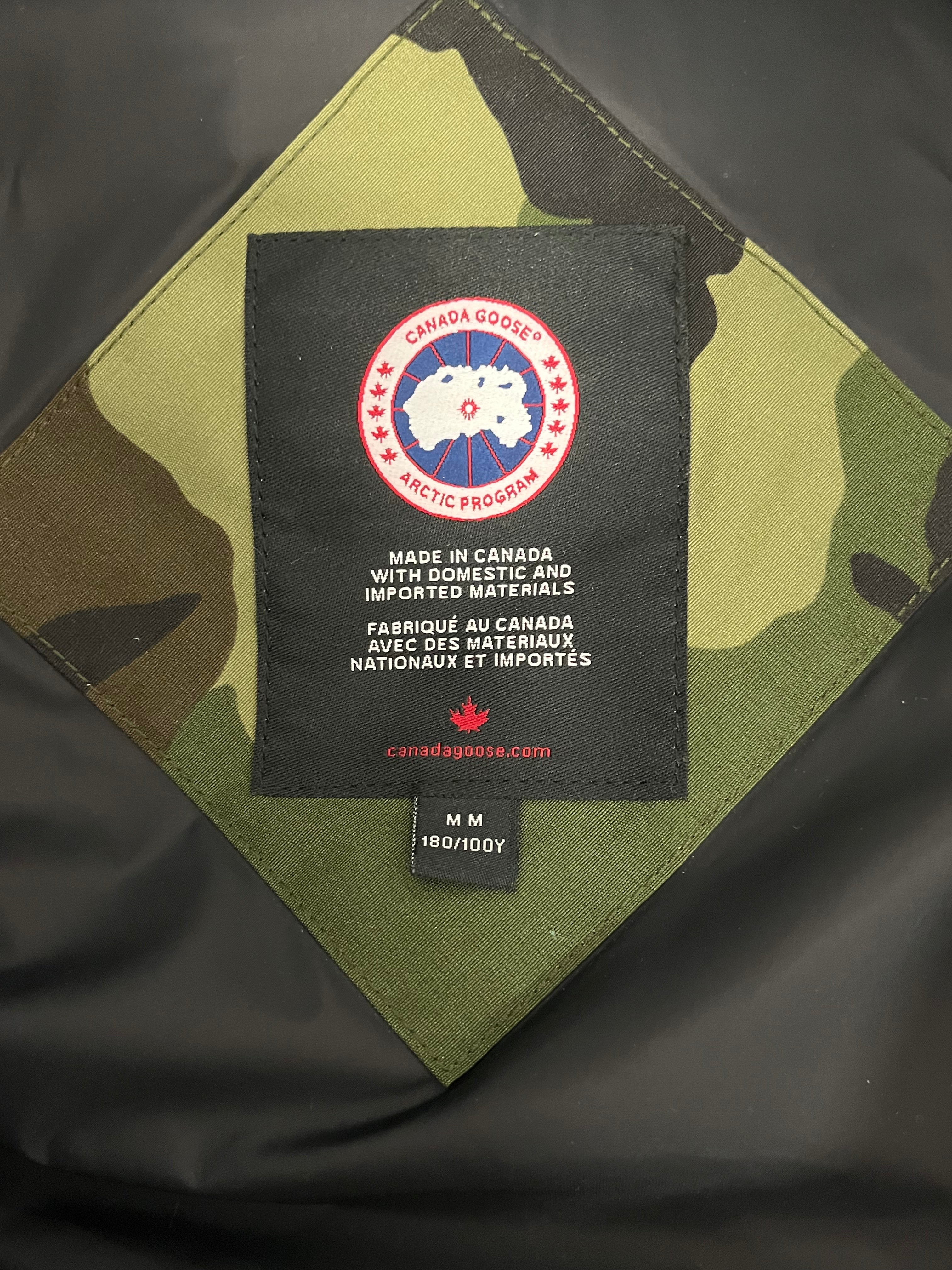 CANADA GOOSE/Puffer Vest/M/Camouflage/Nylon/GRN/CAMO PUFFER VEST view 3