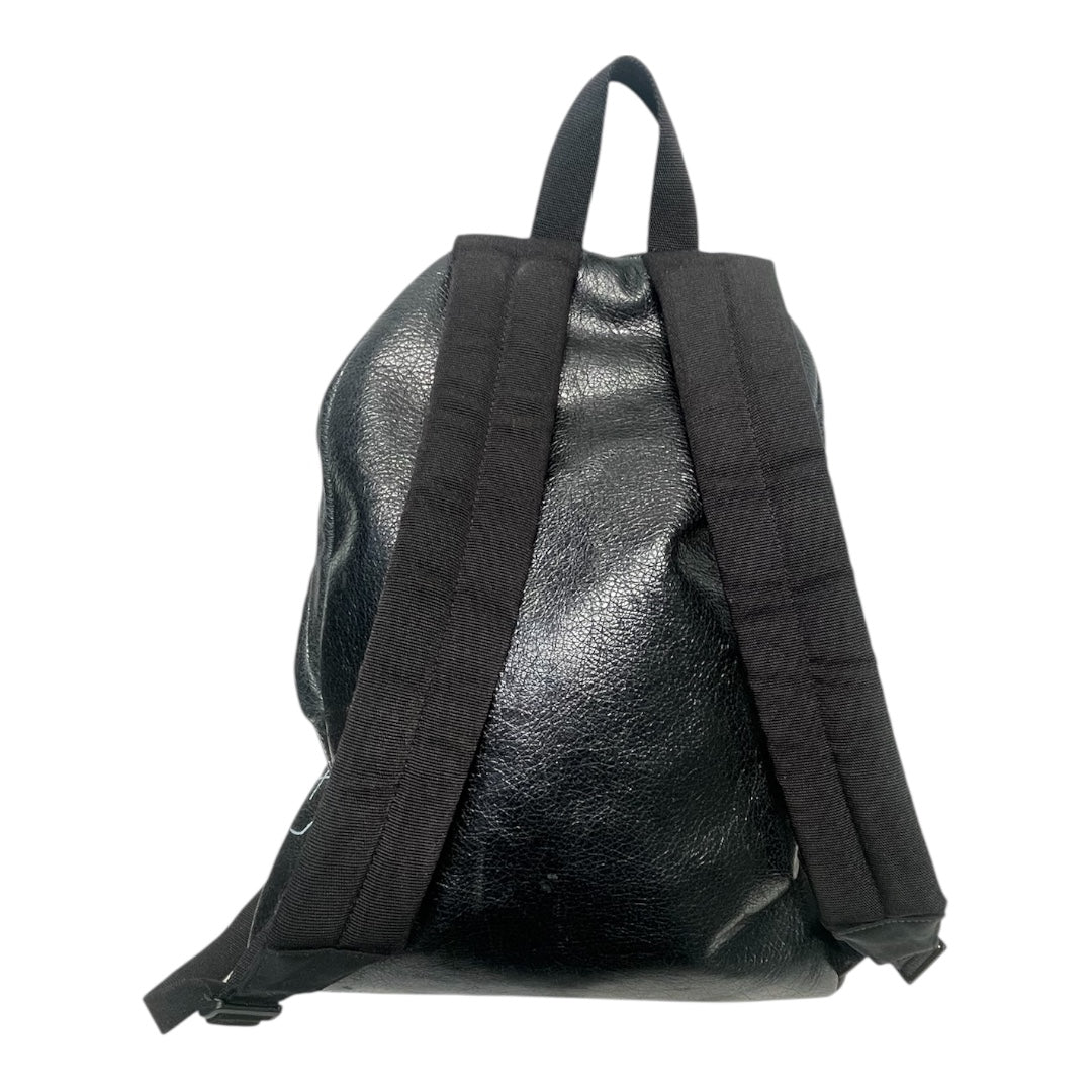 BALENCIAGA/Backpack/All Over Print/Leather/BLK/leather grafitti backpack view 2