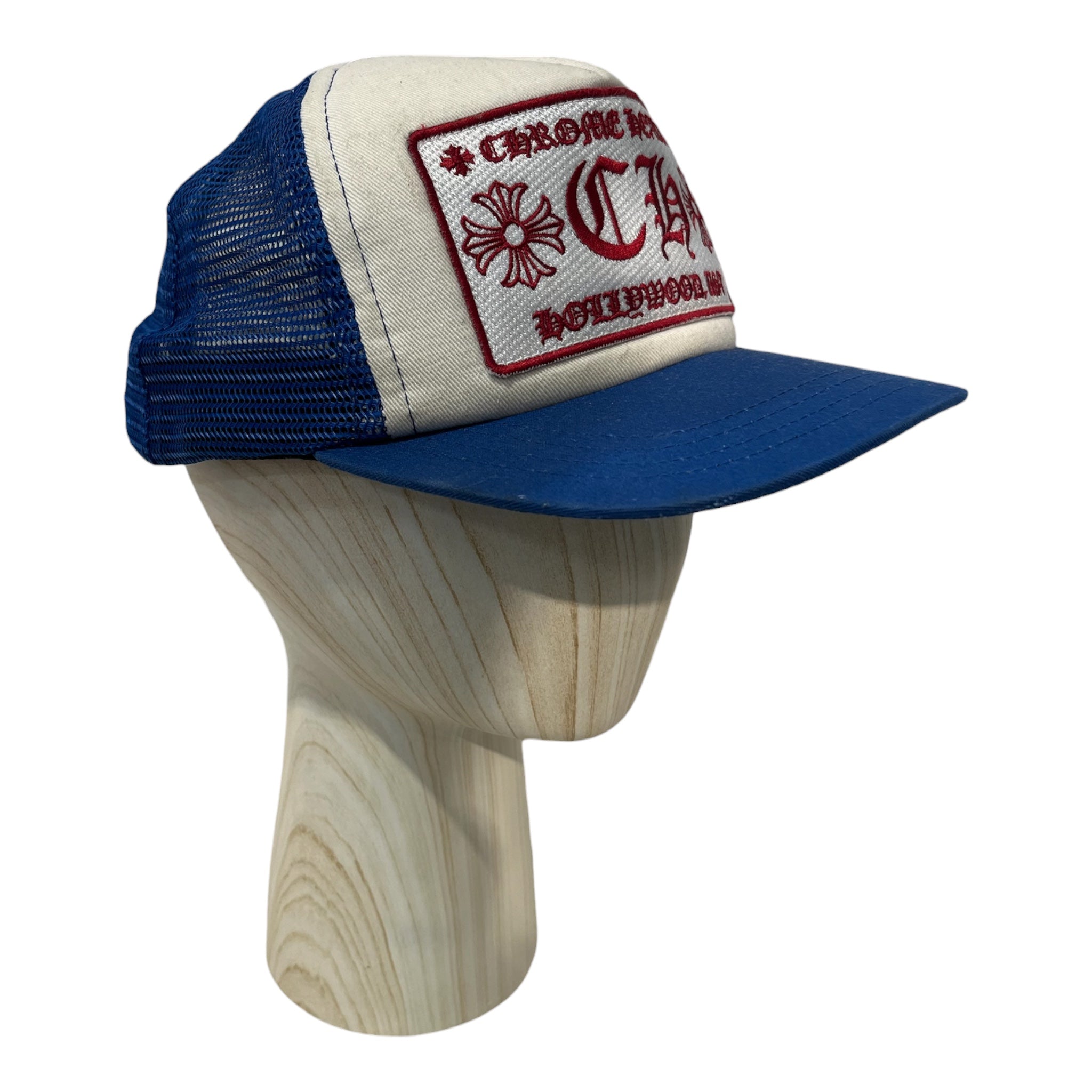 CHROME HEARTS/Trucker Cap/OS/Cotton/BLU/M's/Hollywood USA trucker view 3