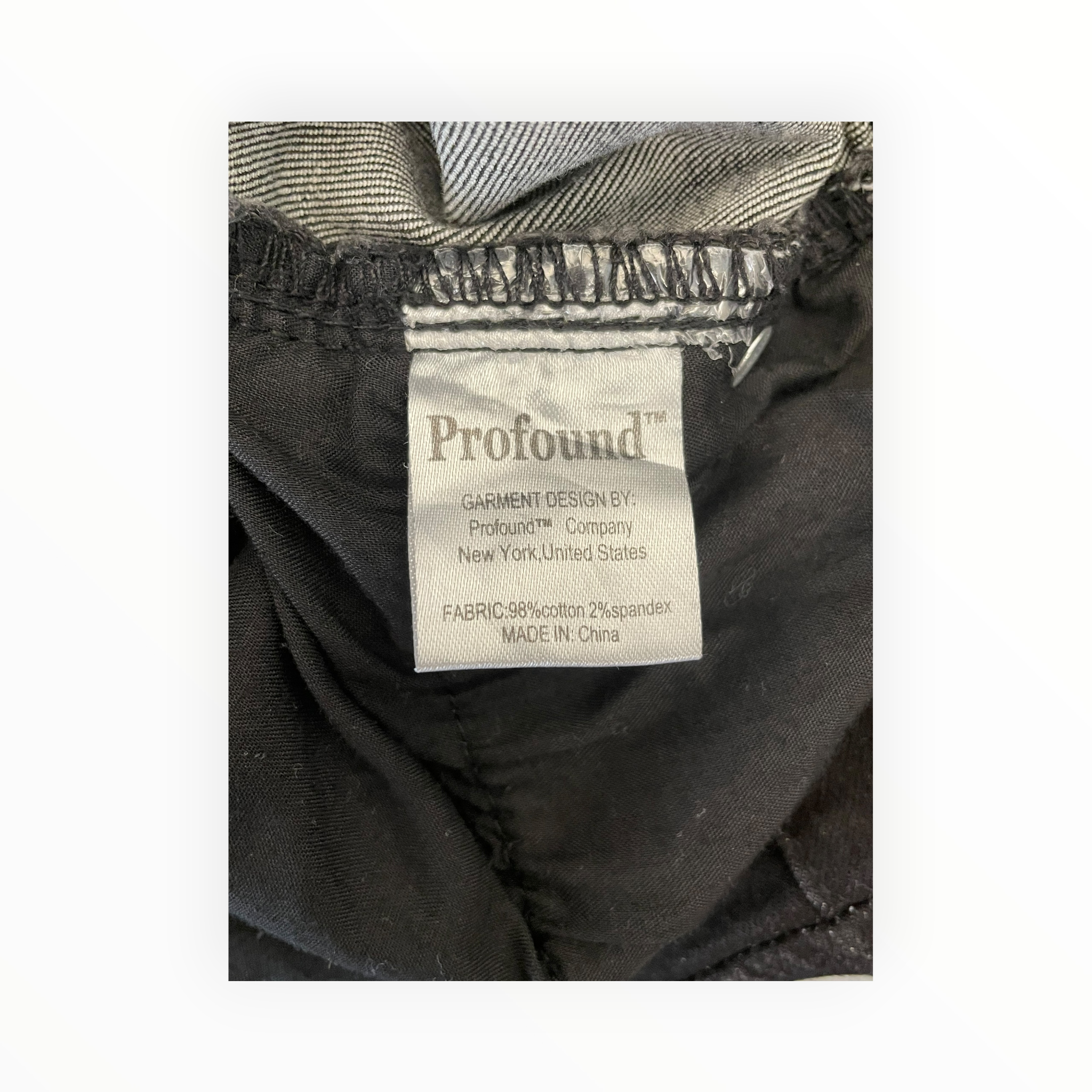 Profound/Pants/Denim/BLK/TASSEL ON POCKET view 4