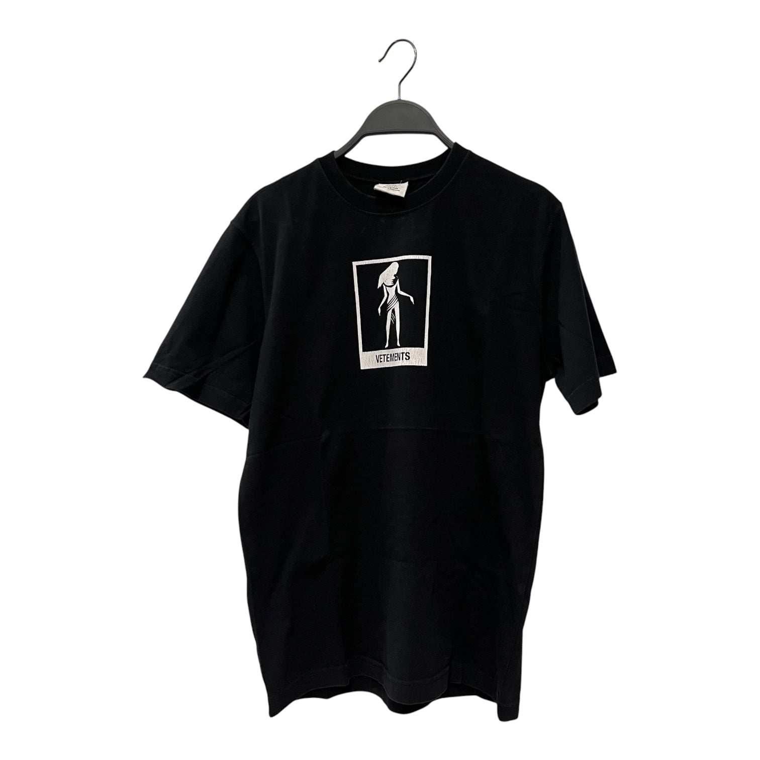 VETEMENTS/T-Shirt/S/Cotton/BLK/virgo view 1