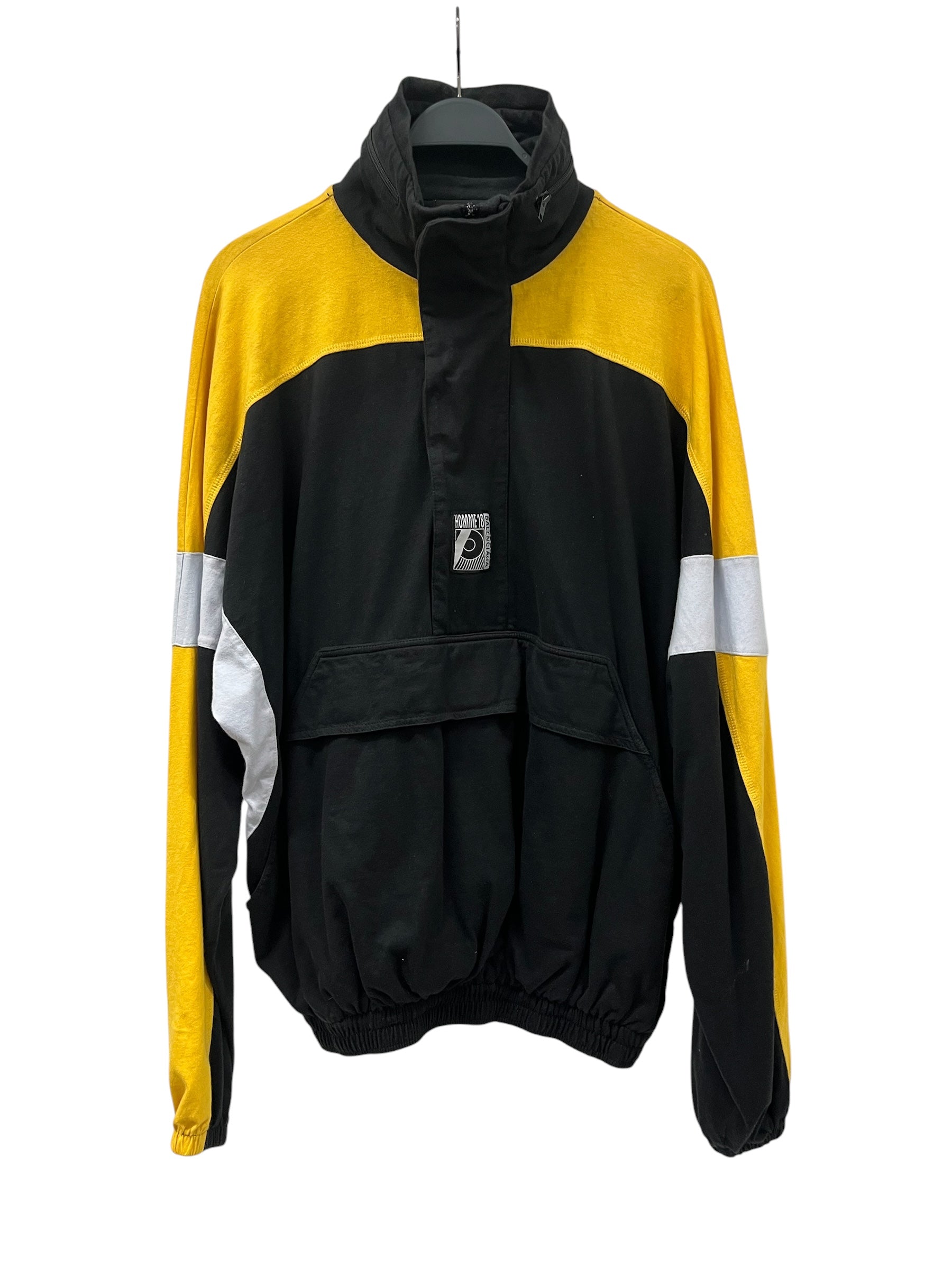 BALENCIAGA/Jacket/M/Cotton/BLK/RETRO PULLOVER QUARTERZIP view 1