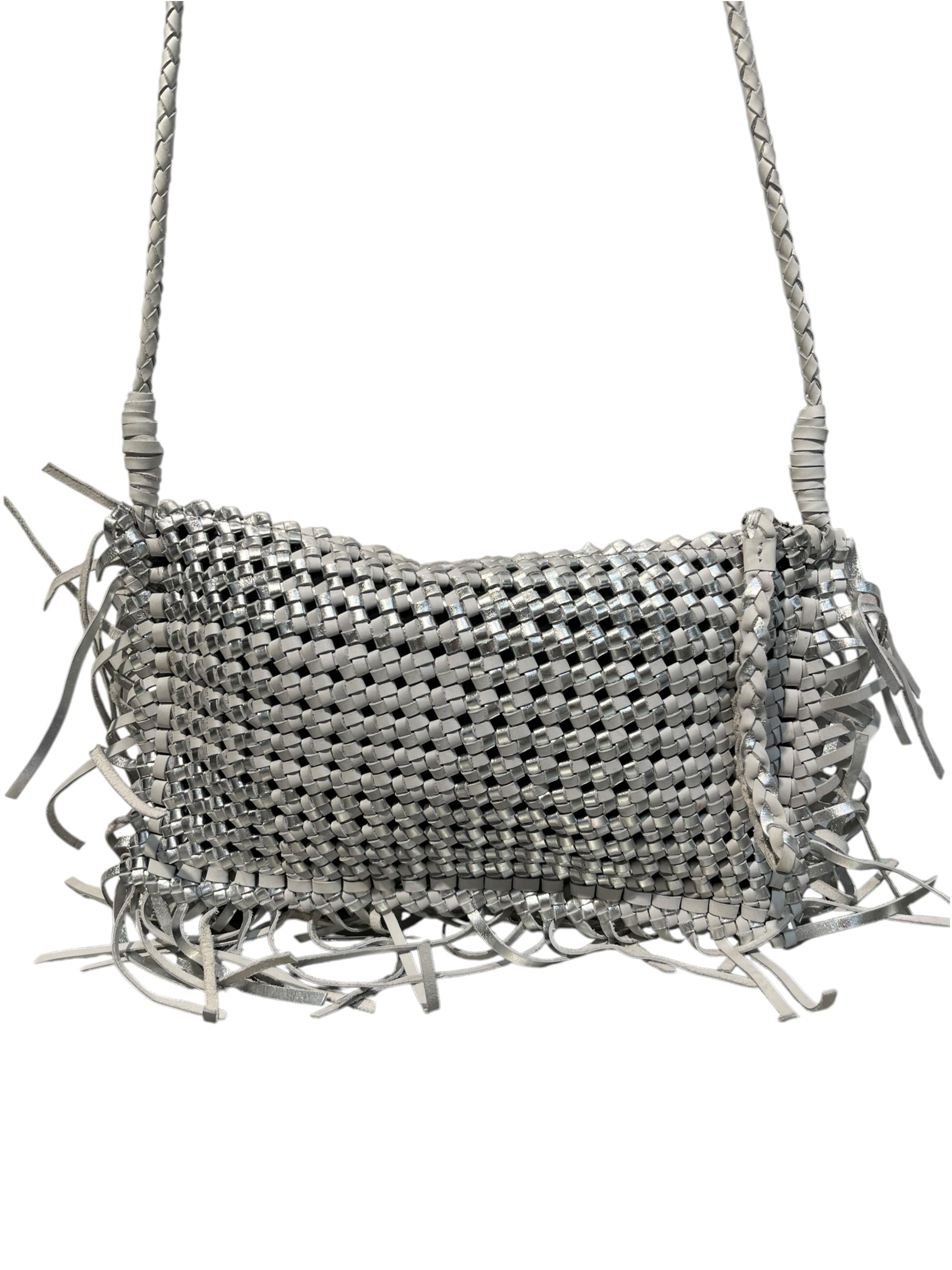 Aksara/Cross Body Bag/Leather/SLV/ view 3