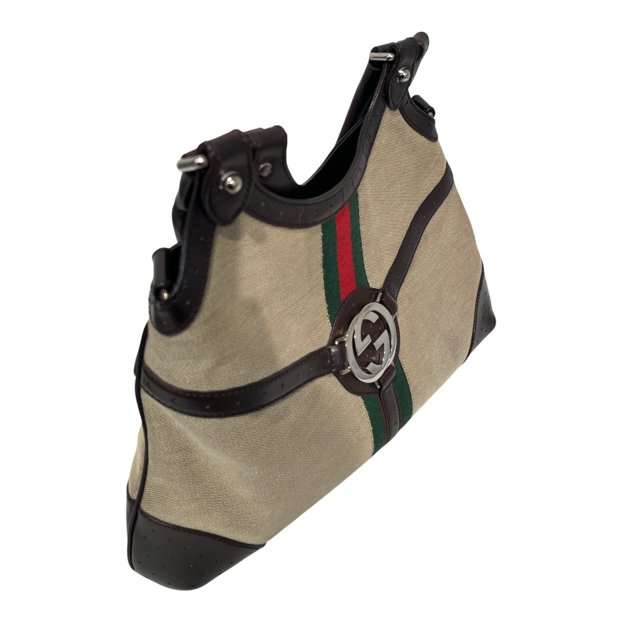 GUCCI/Hand Bag/Leather/BRW/114875002404 ophidia handbag view 3
