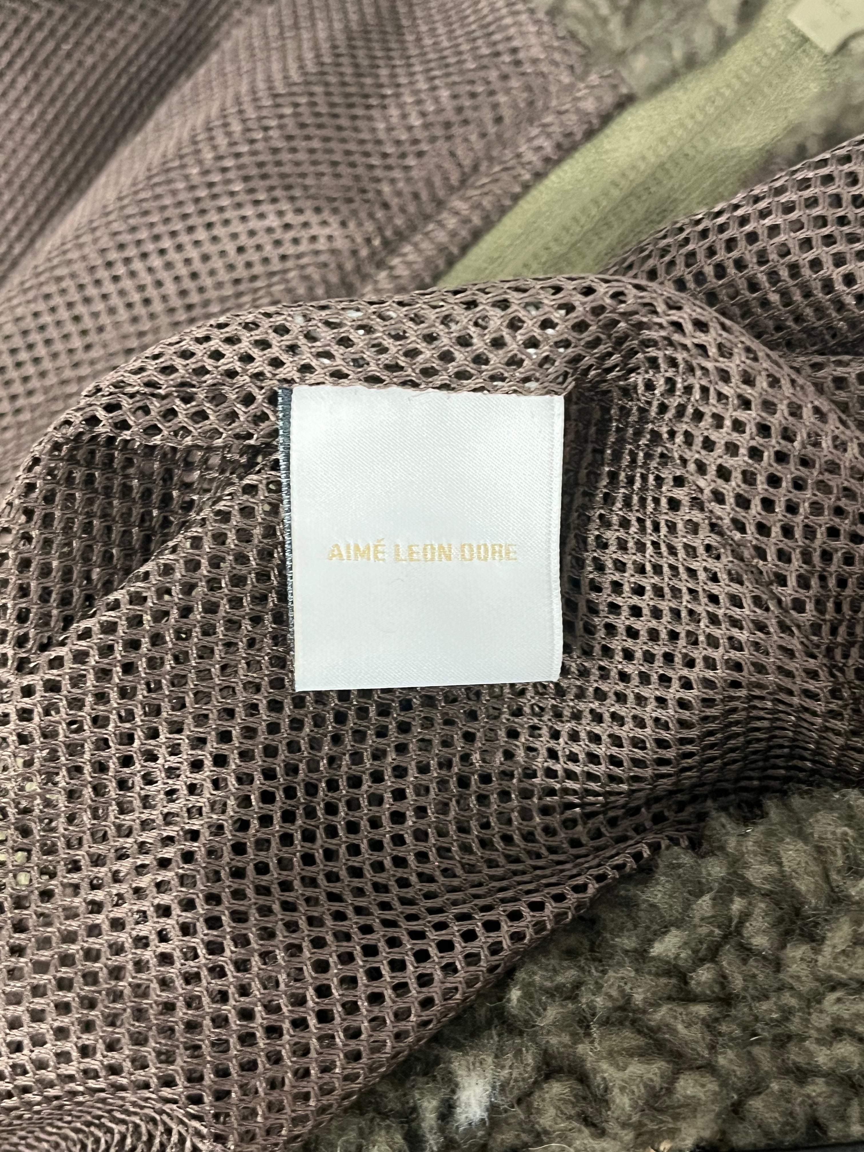AIME LEON DORE/Fleece Jkt/XL/Polyester/GRN/All Over Print/PERSIAN RUG MOTIF view 4