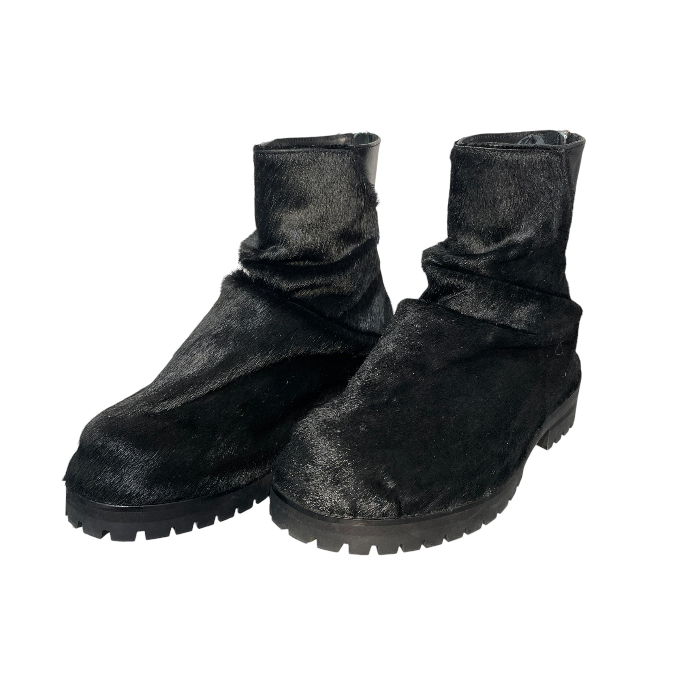 424(FourTwoFour)/Boots/EU 39/Fake Fur/BLK/Pony Hair Marathon Boots