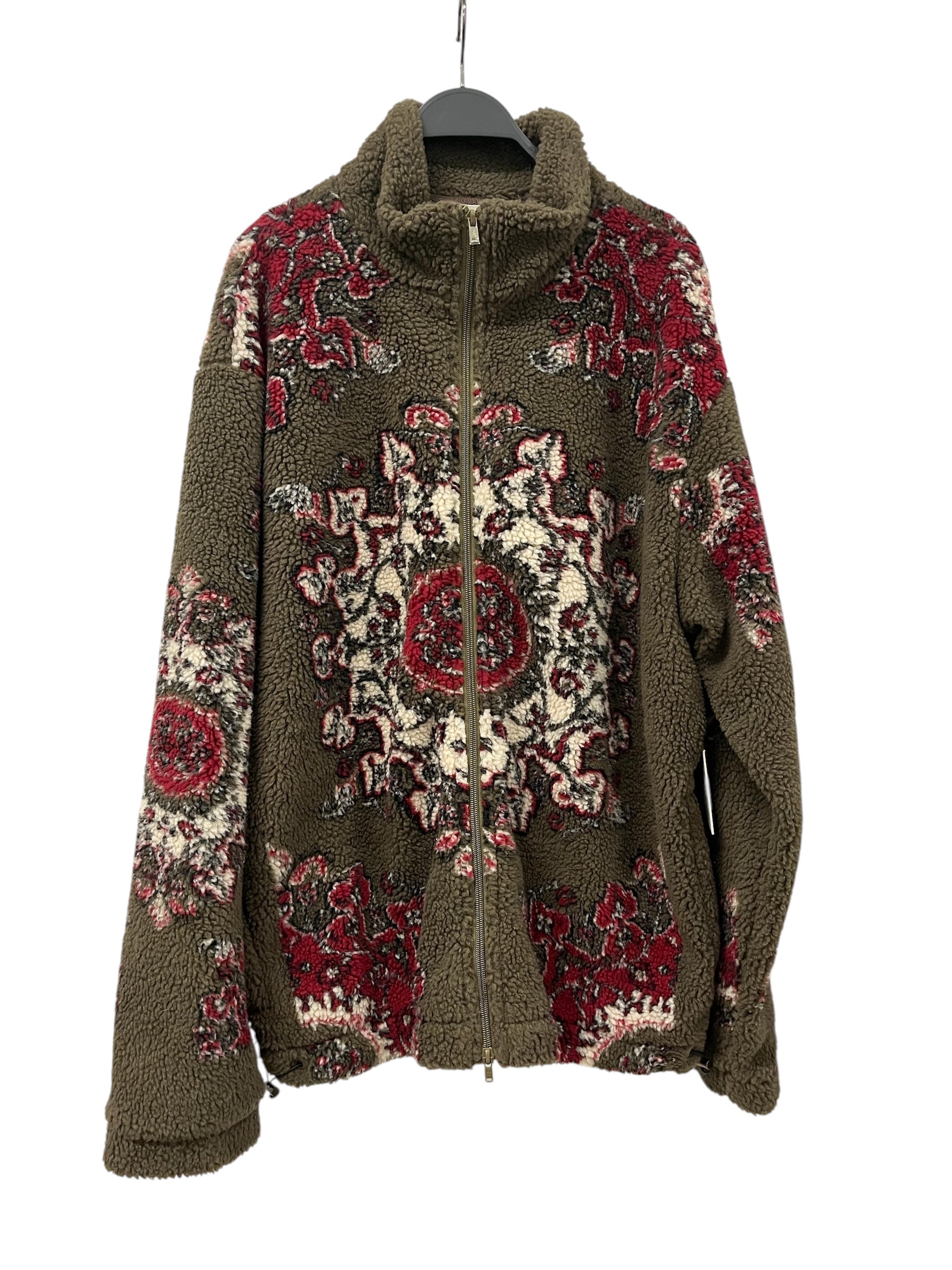 AIME LEON DORE/Fleece Jkt/XL/Polyester/GRN/All Over Print/PERSIAN RUG MOTIF view 1
