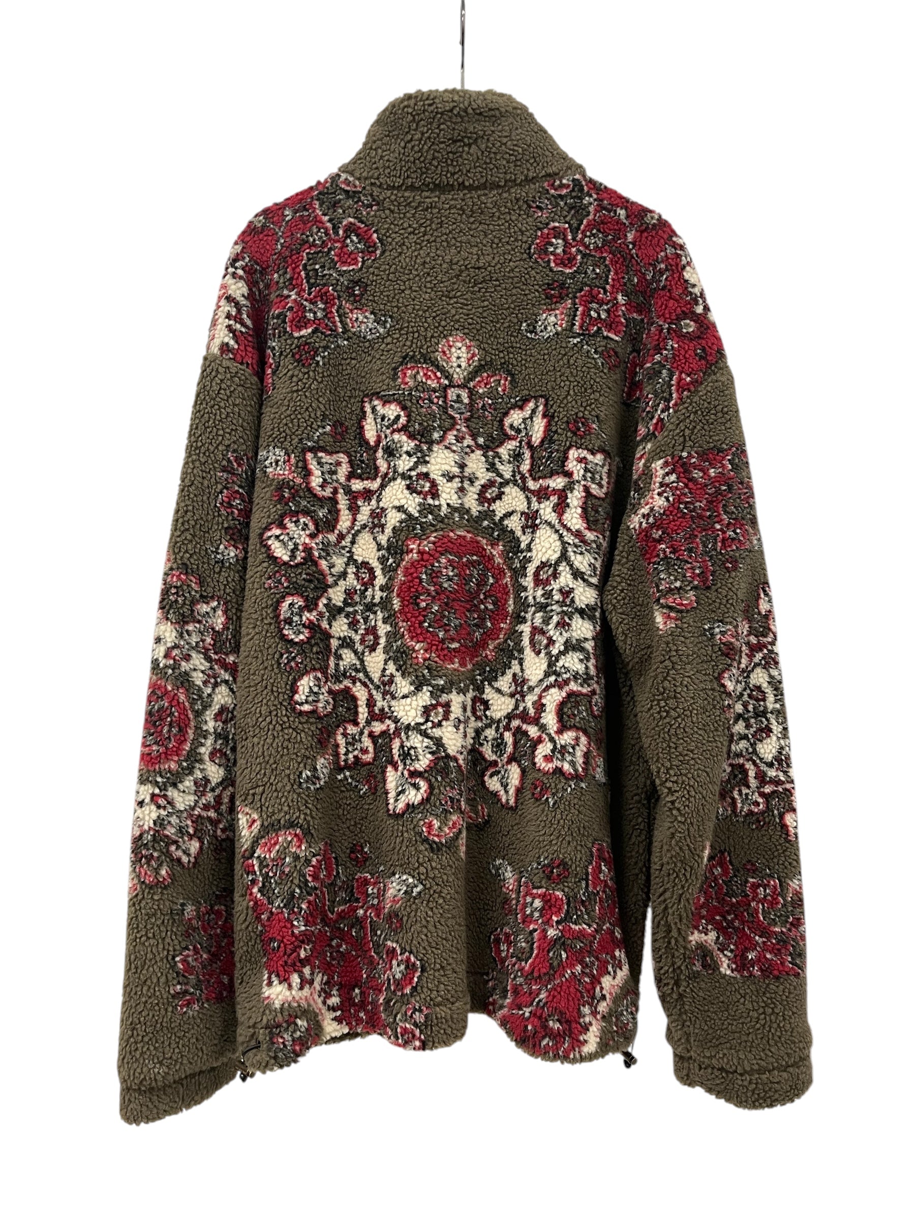 AIME LEON DORE/Fleece Jkt/XL/Polyester/GRN/All Over Print/PERSIAN RUG MOTIF view 2