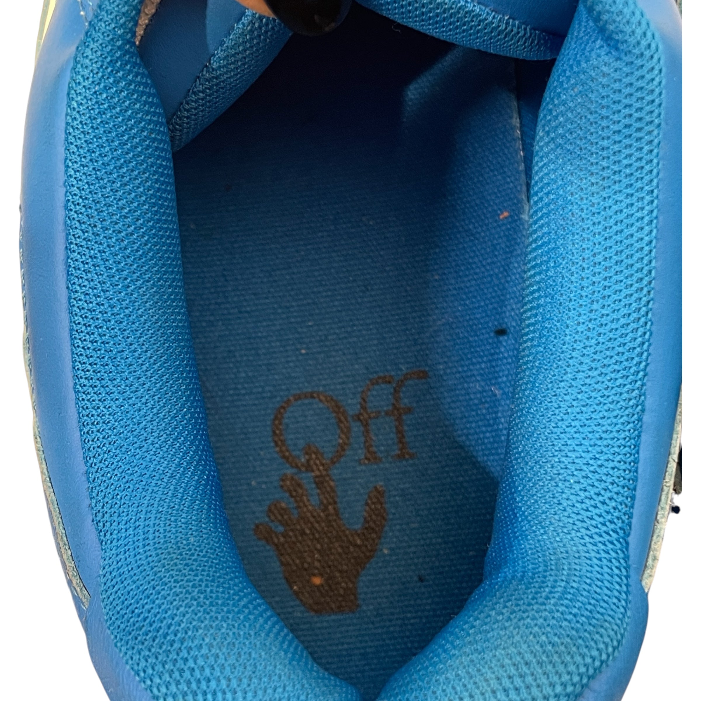 OFF-WHITE/Low-Sneakers/EU 46/Border/Leather/BLU/Out Of Office view 3