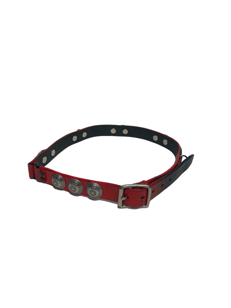 Supreme Red Leather Belt