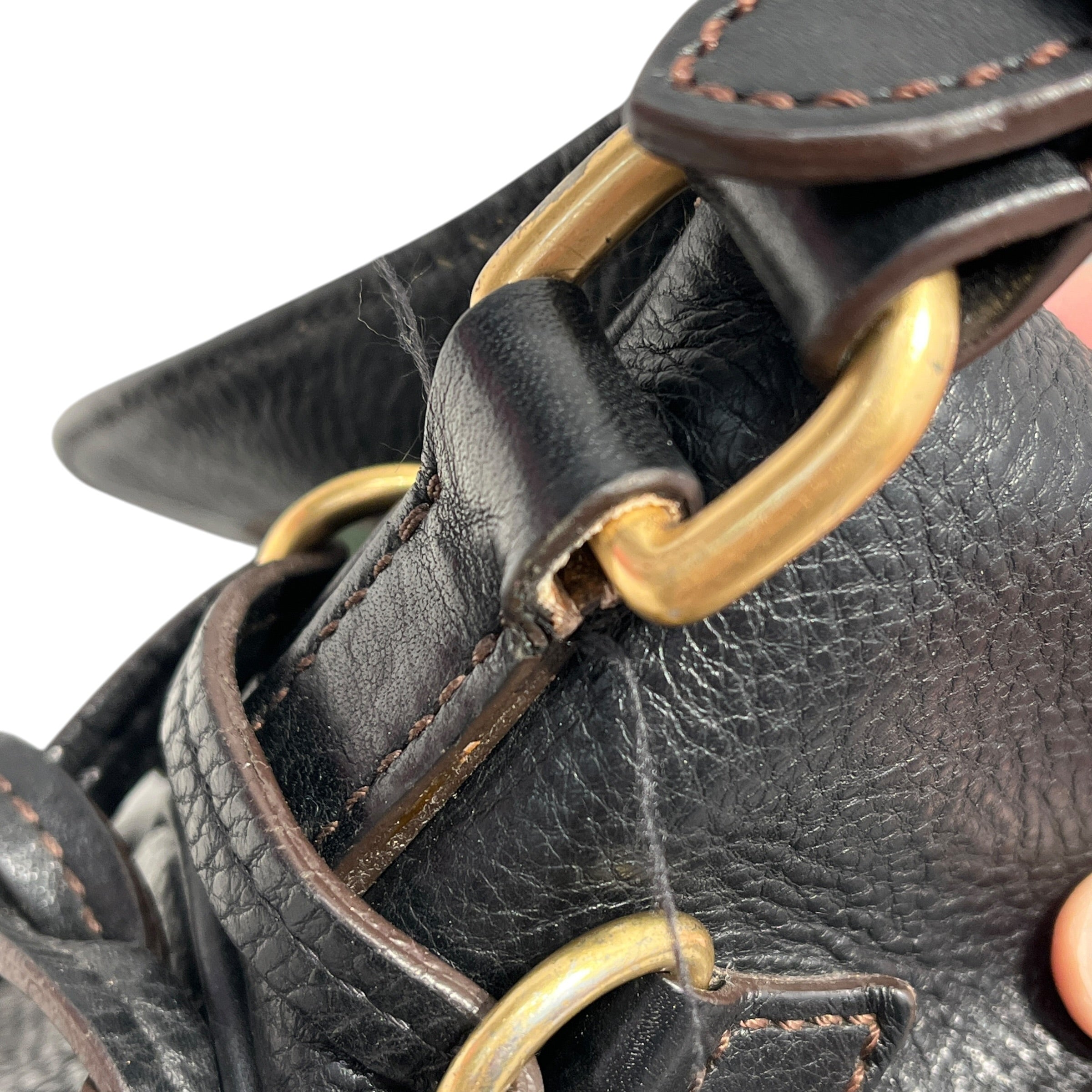Dooney & Bourke/Cross Body Bag/Leather/BLK/florentine foldover messenger view 7