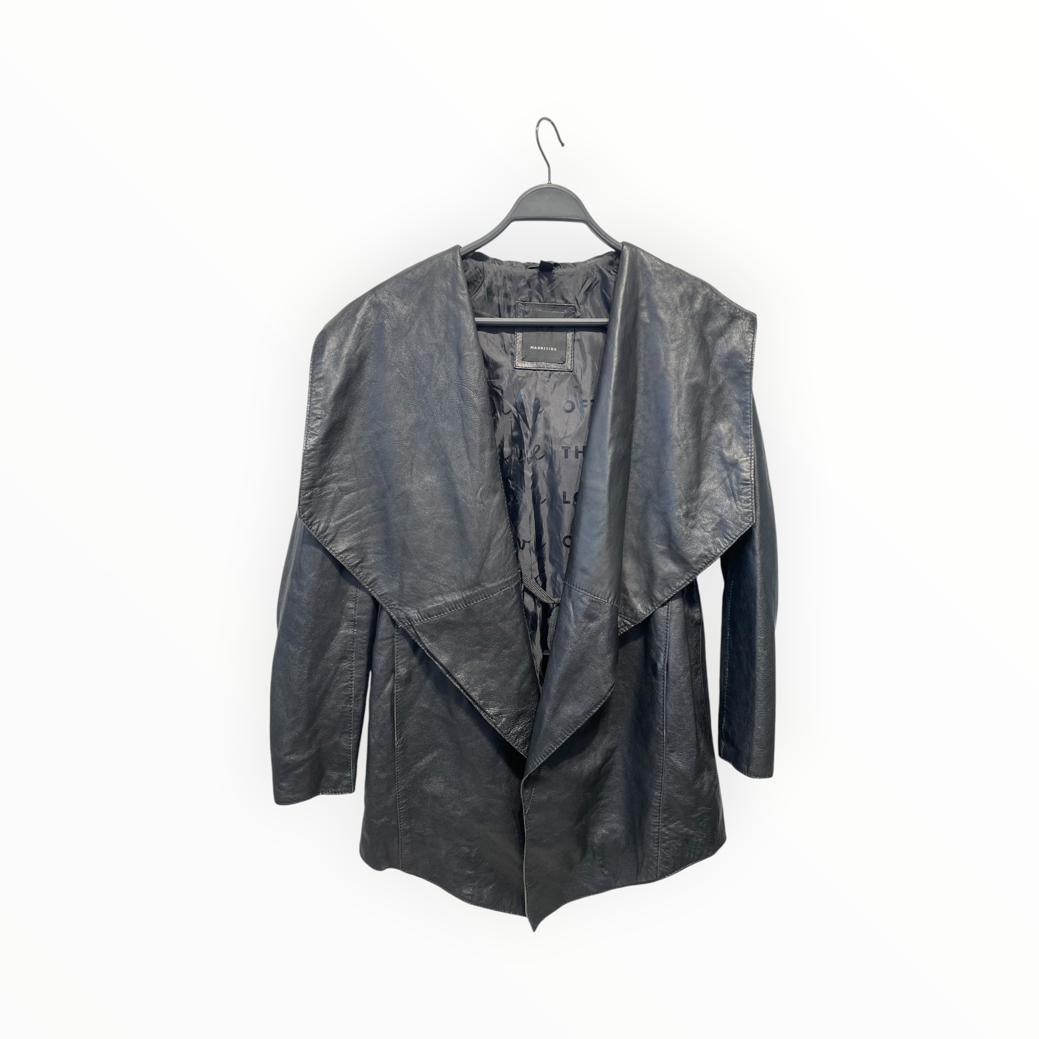 MAURITIUS/Jacket/M/Leather/BLK/ view 1