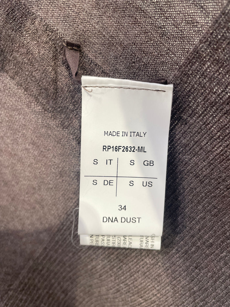 Rick Owens/Cardigan/S/Wool/GRY/MASTODON