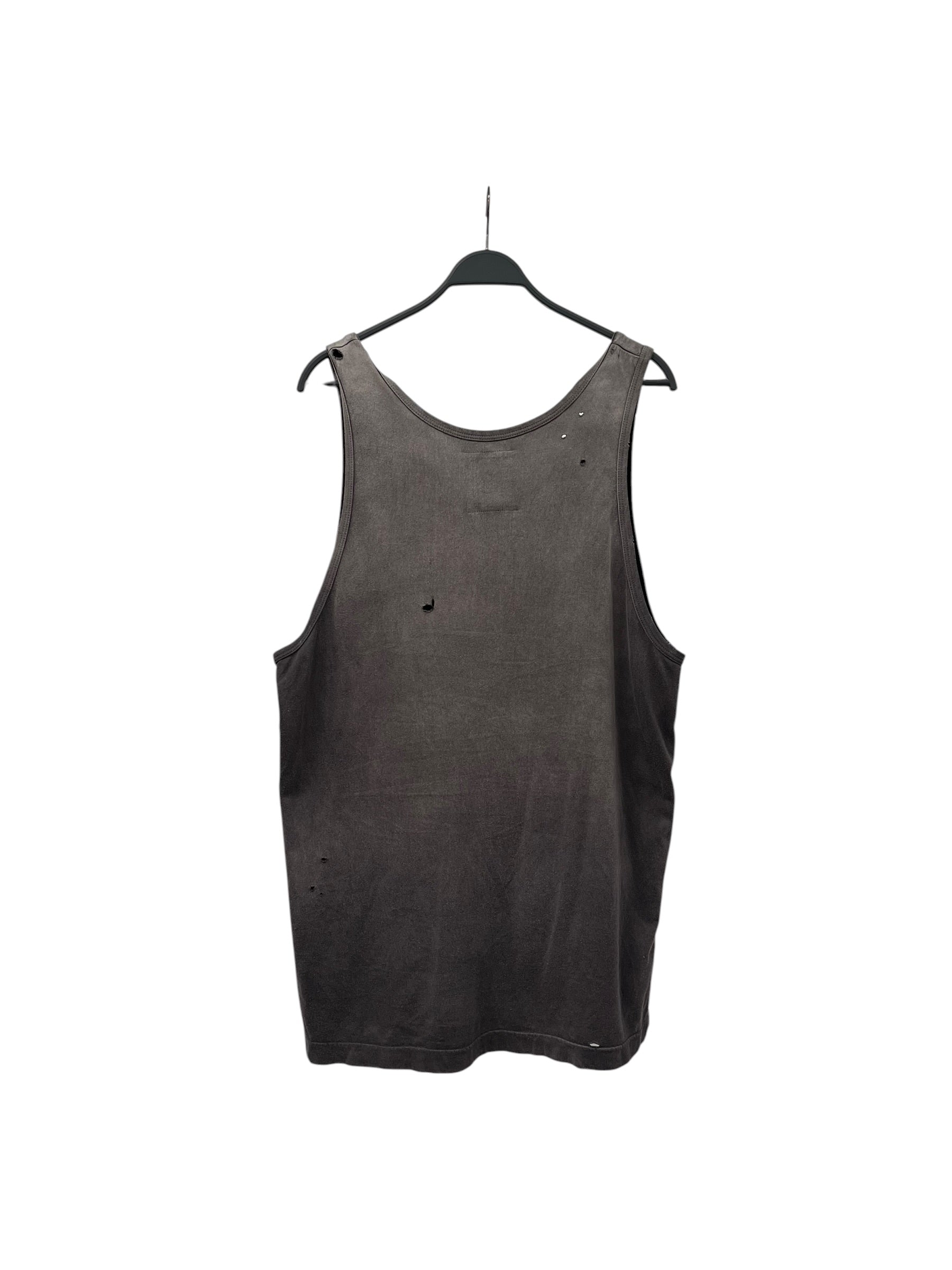 MIHARA YASUHIRO/Tank Top/52/Cotton/GRY/DISTRESSED/FADED TANK view 2