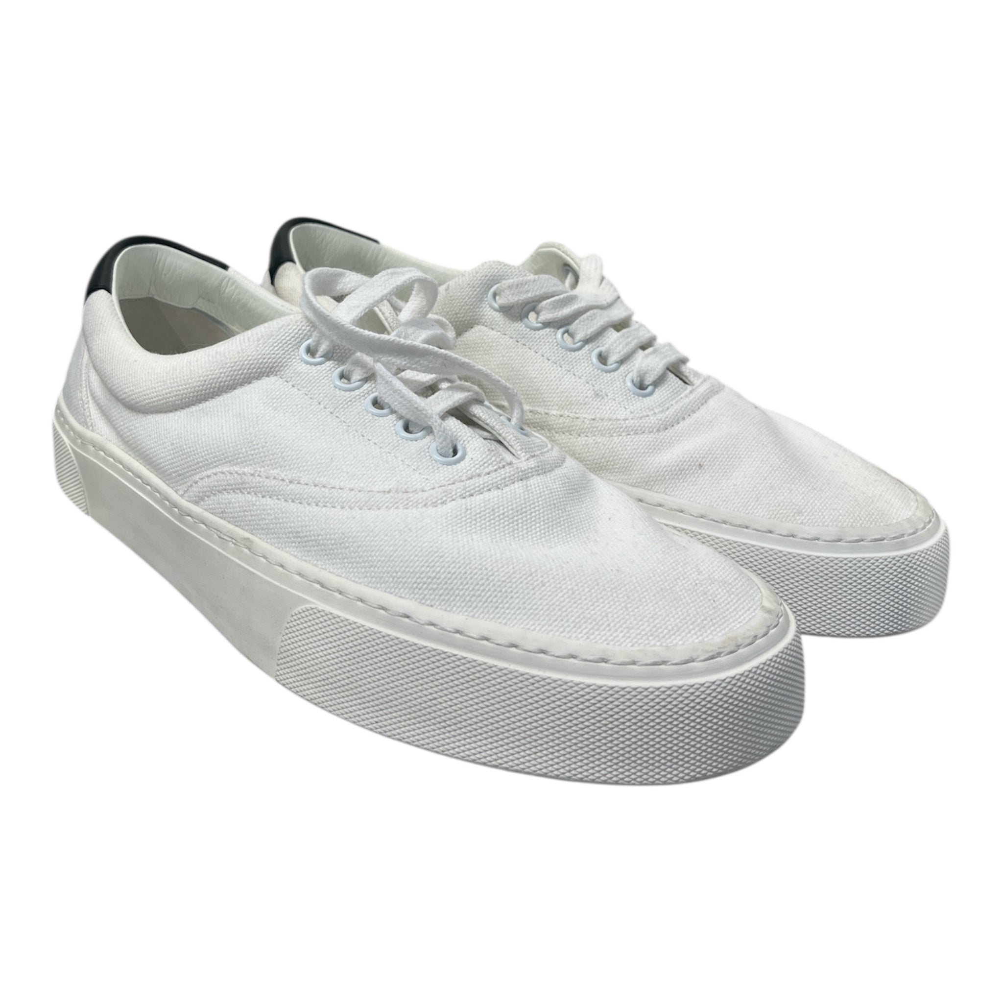 SAINT LAURENT/Low-Sneakers/EU 38.5/Cotton/WHT/VENICE LOW SNEAKER view 1