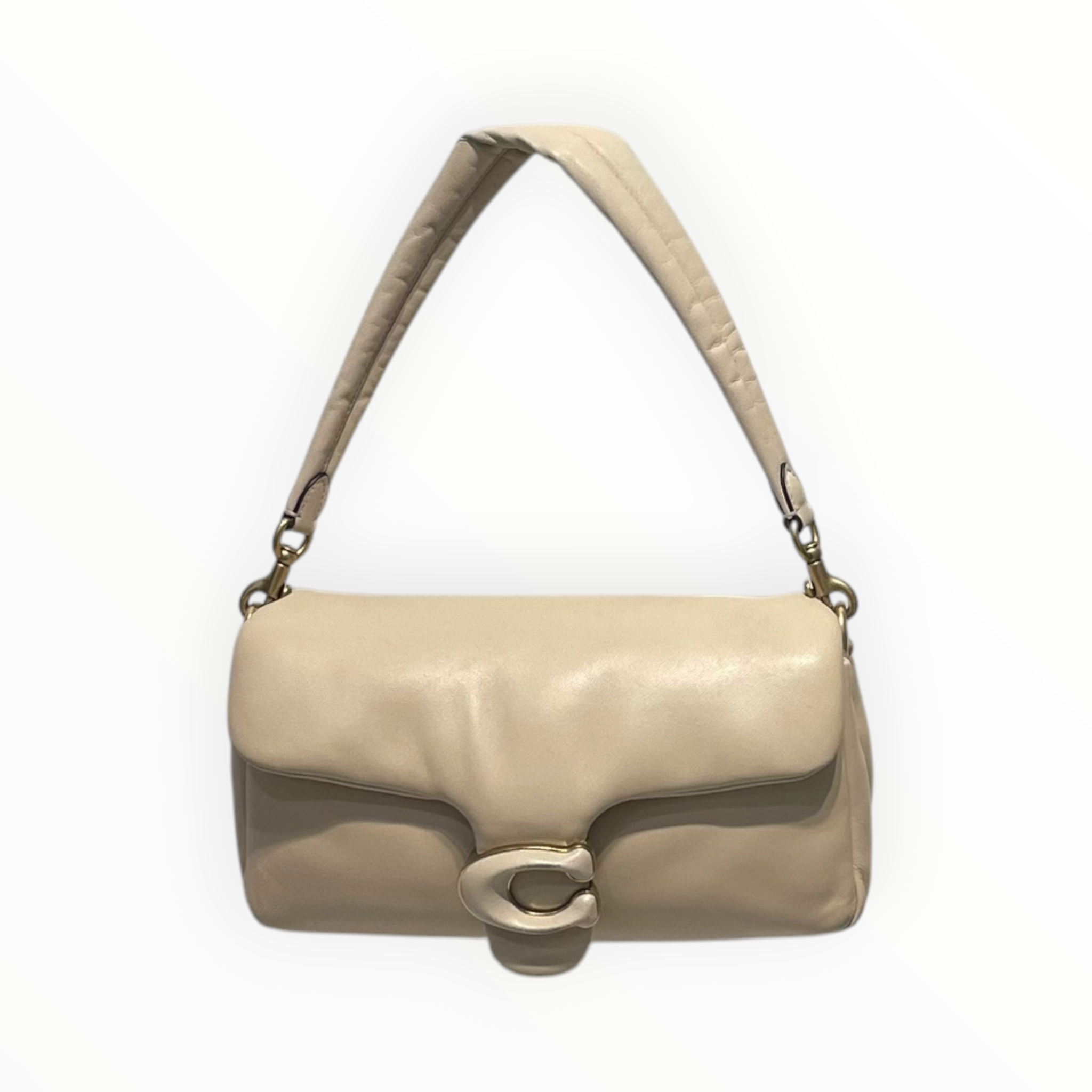 COACH/Bag/Leather/CRM/pillow tabby view 1