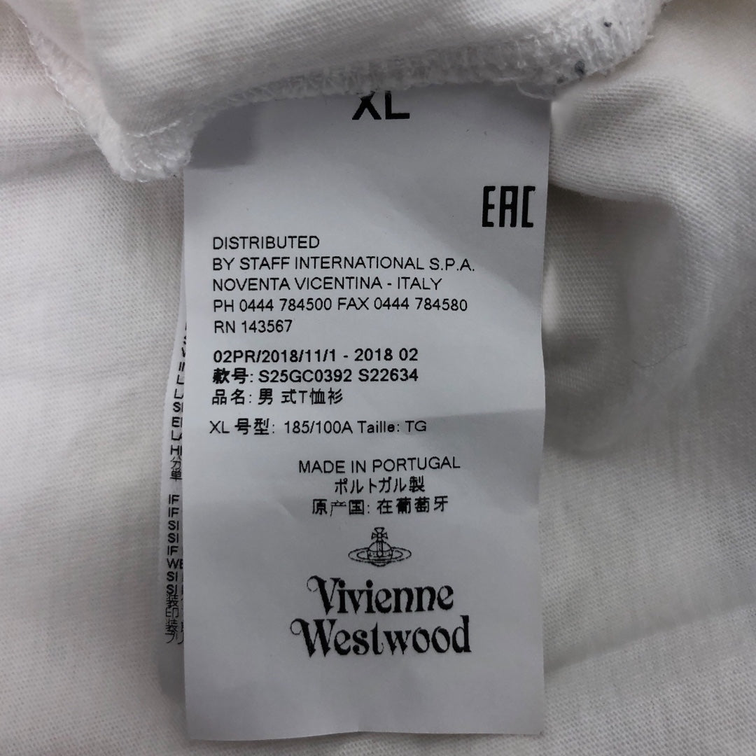 Vivienne Westwood/T-Shirt/XL/Cotton/WHT/Graphic/N.I.N.D.O.L. view 4