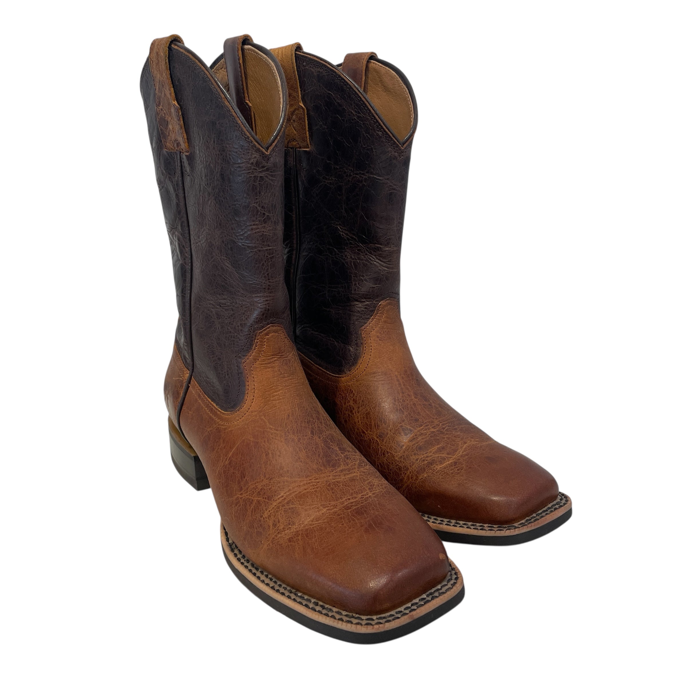 FRYE/Cowboy Boots/US 10/Leather/BRW/ view 1