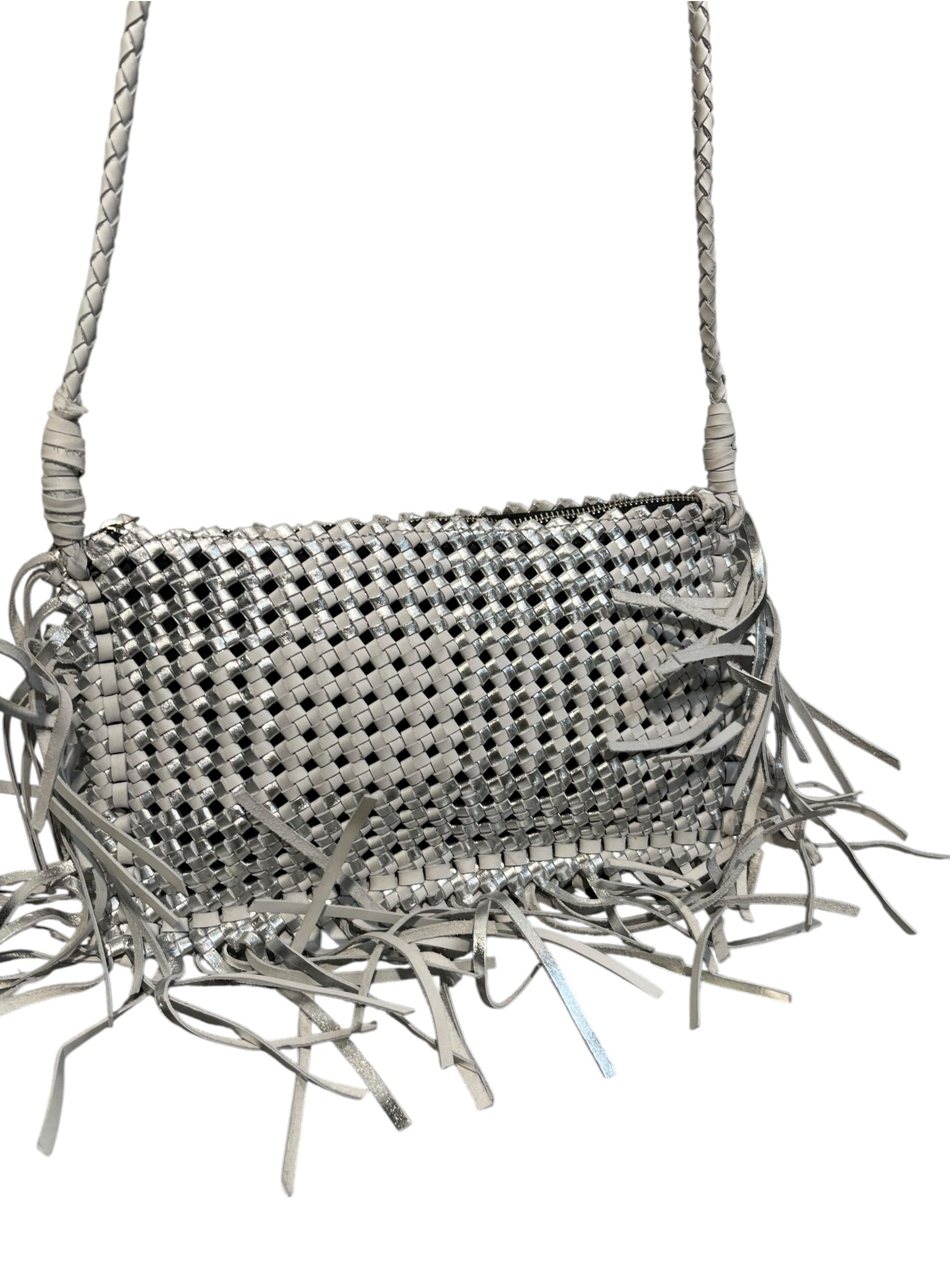 Aksara/Cross Body Bag/Leather/SLV/ view 3