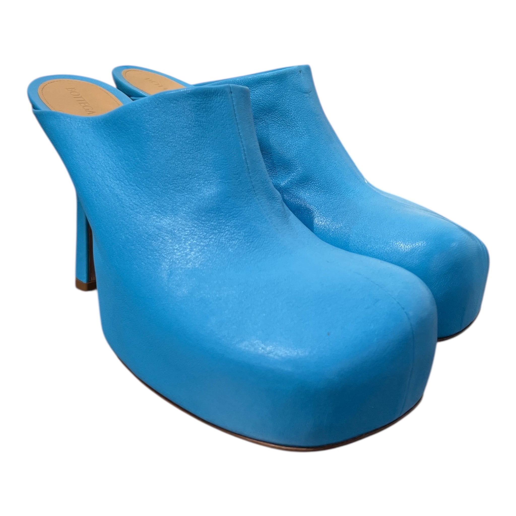 BOTTEGA VENETA/Heels/EU 37/Leather/BLU/ view 1