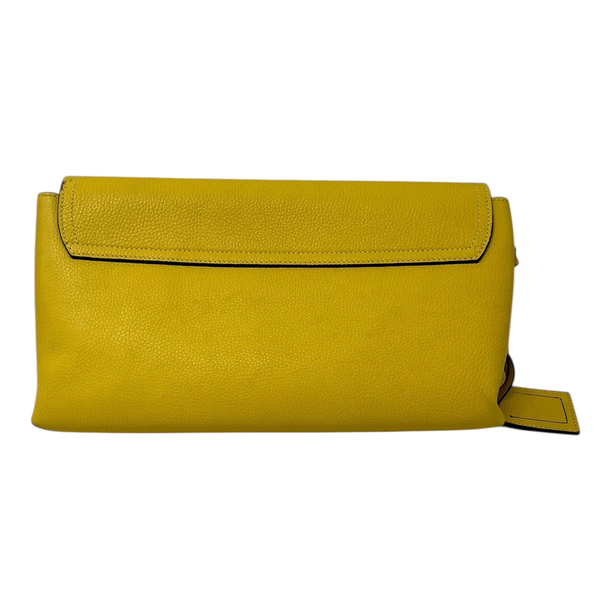 Alexander McQueen/Clutch Bag/Leather/YEL/FOLK CLUTCH 527410287084 view 2