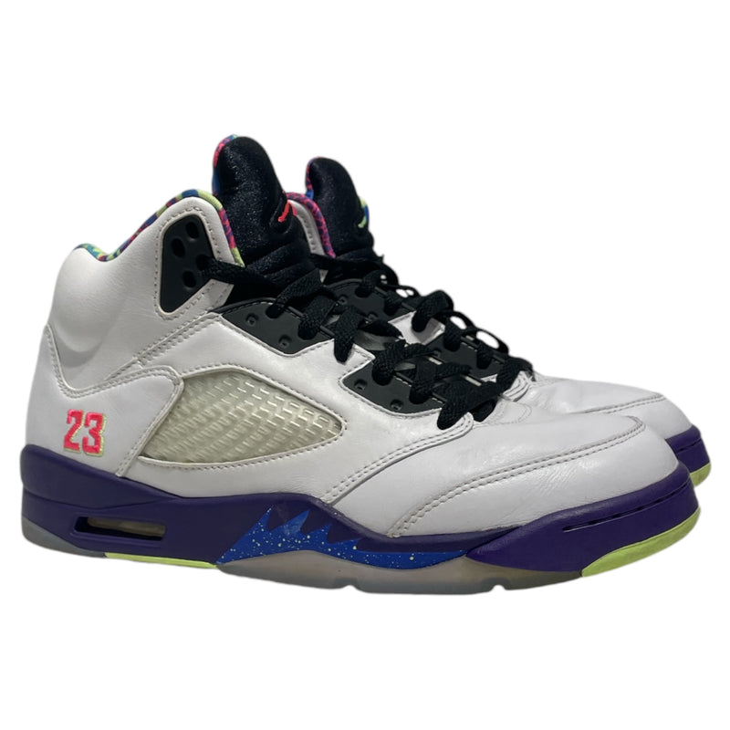 Jordan/Hi-Sneakers/US 8.5/Leather/WHT/Jordan 5 Bel Air