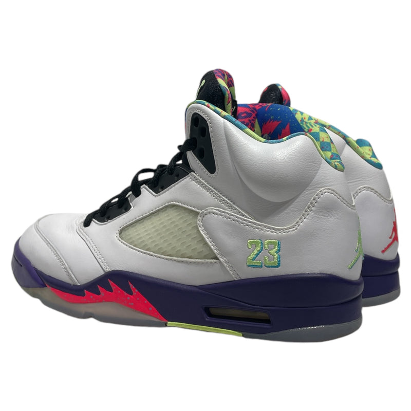 Jordan/Hi-Sneakers/US 8.5/Leather/WHT/Jordan 5 Bel Air