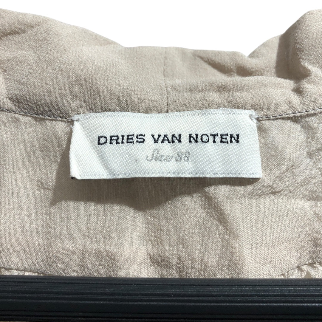 DRIES VAN NOTEN/Blouse/38/All Over Print/Silk/BEG/translucents w/ pattern print view 3