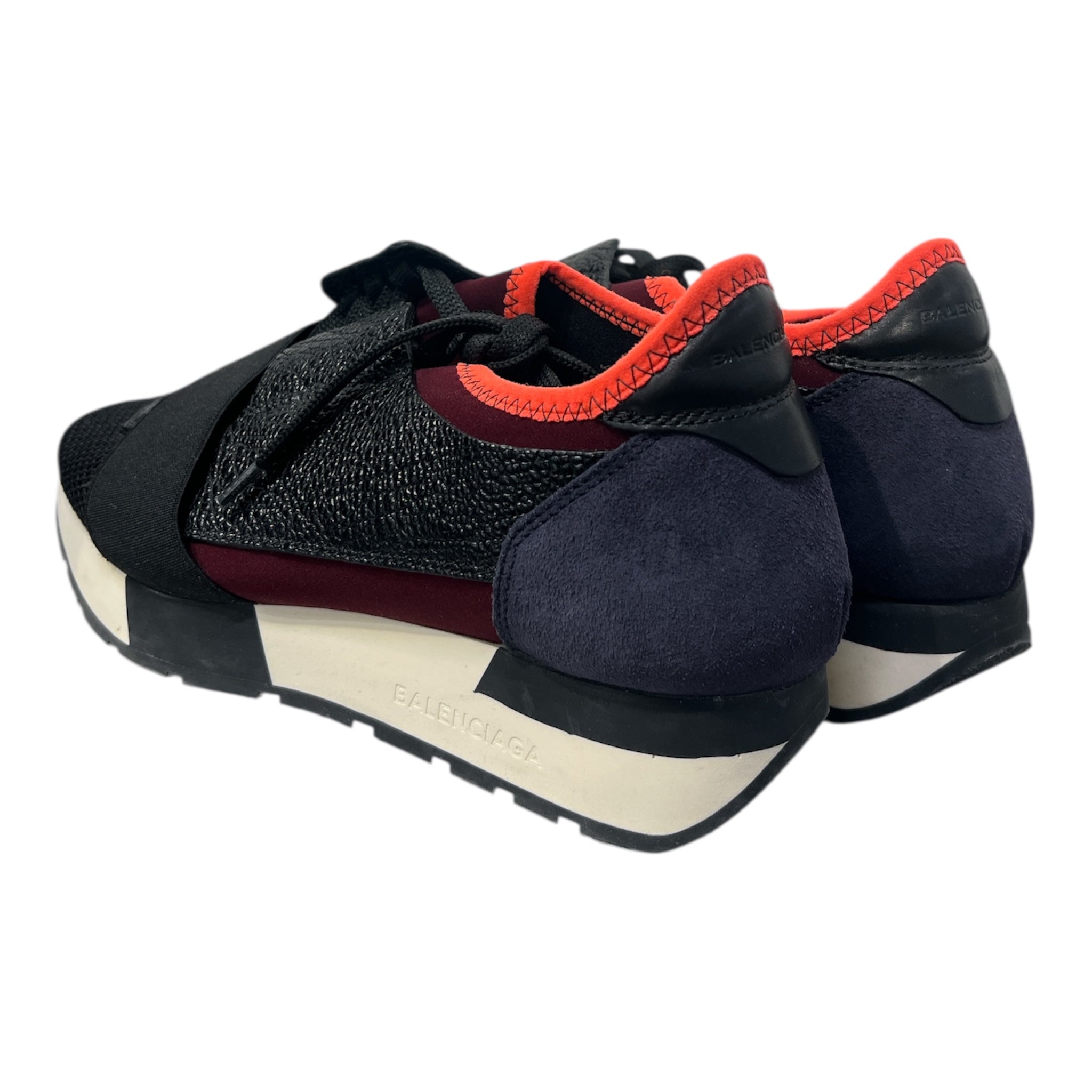 BALENCIAGA/Low-Sneakers/US 5.5/Leather/BLK/ view 2