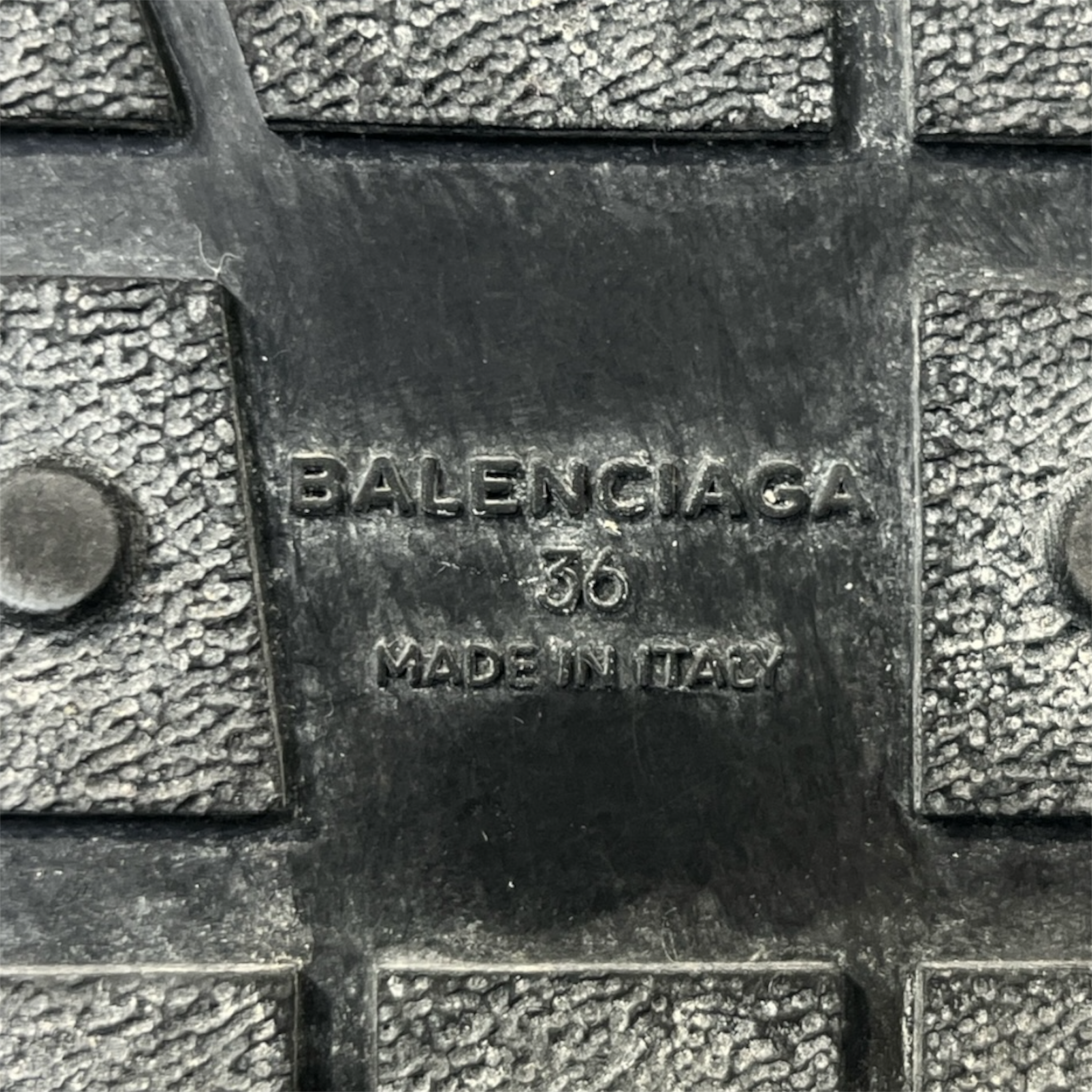 BALENCIAGA/Low-Sneakers/US 5.5/Leather/BLK/ view 3