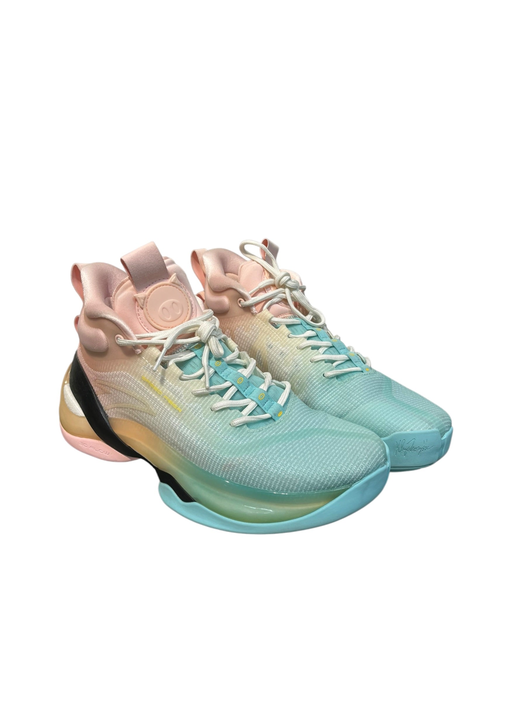 ANTA/Low-Sneakers/US 9.5/Polyester/PNK/KT7 Los Angeles Sunset PIG view 1