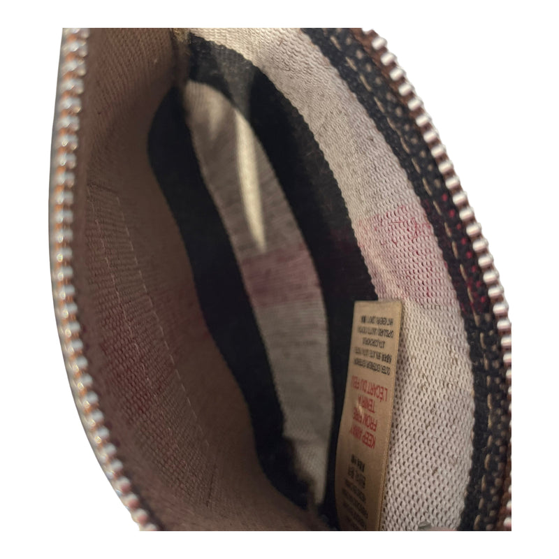 BURBERRY LONDON/Cross Body Bag/Stripe/Cotton/BEG/