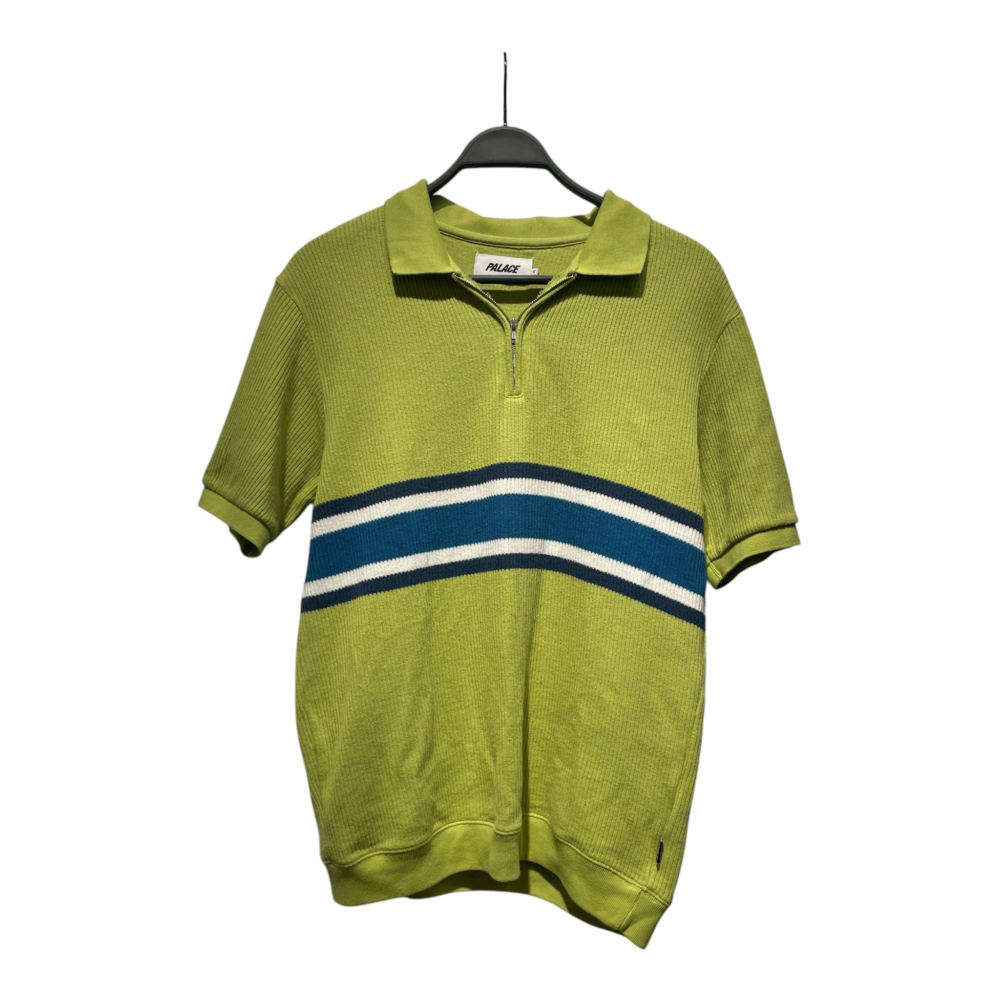 PALACE/T-Shirt/S/Cotton/GRN/Stripe/ view 1