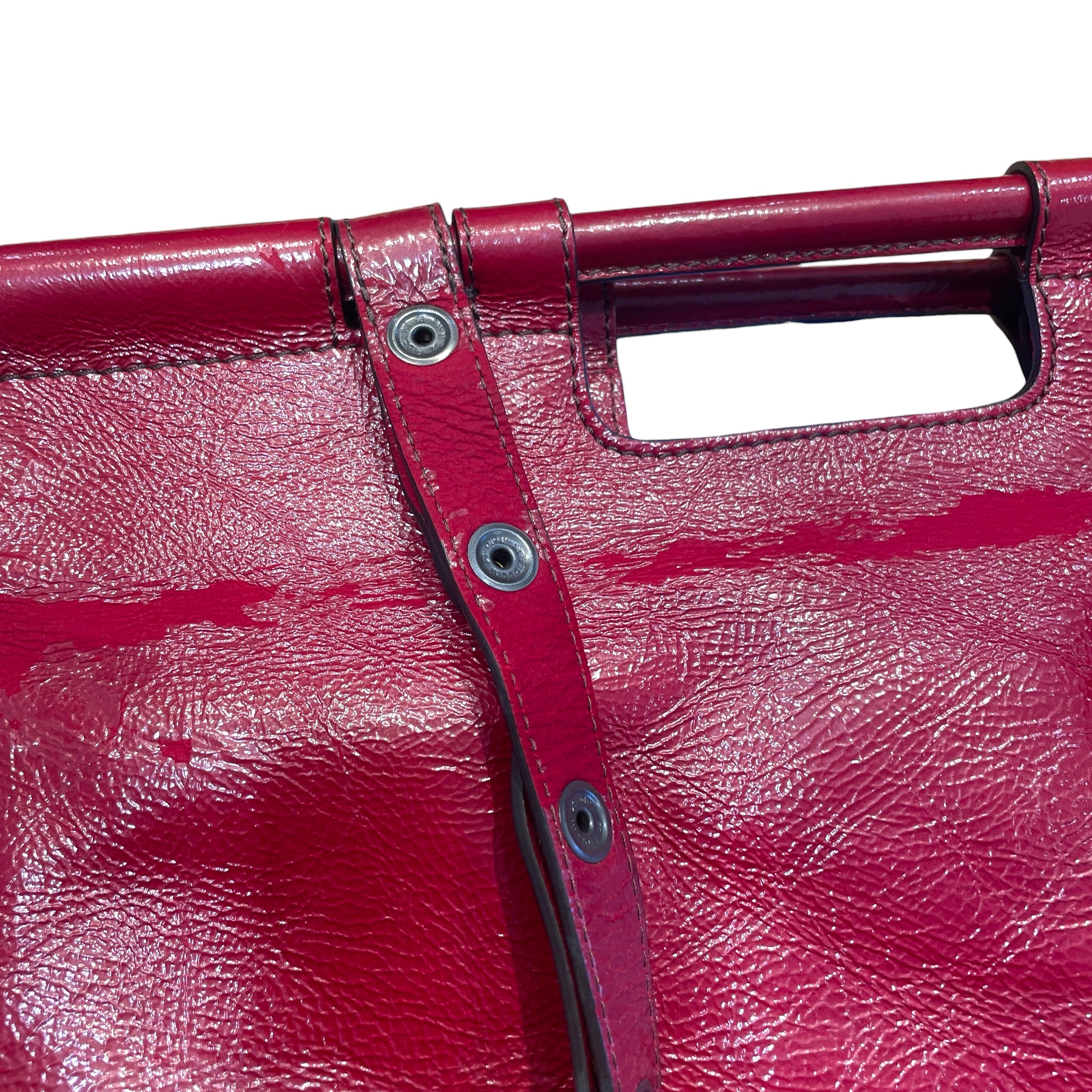 LOEWE/Tote Bag/RED/Lollipop Patent Leather Bag view 5