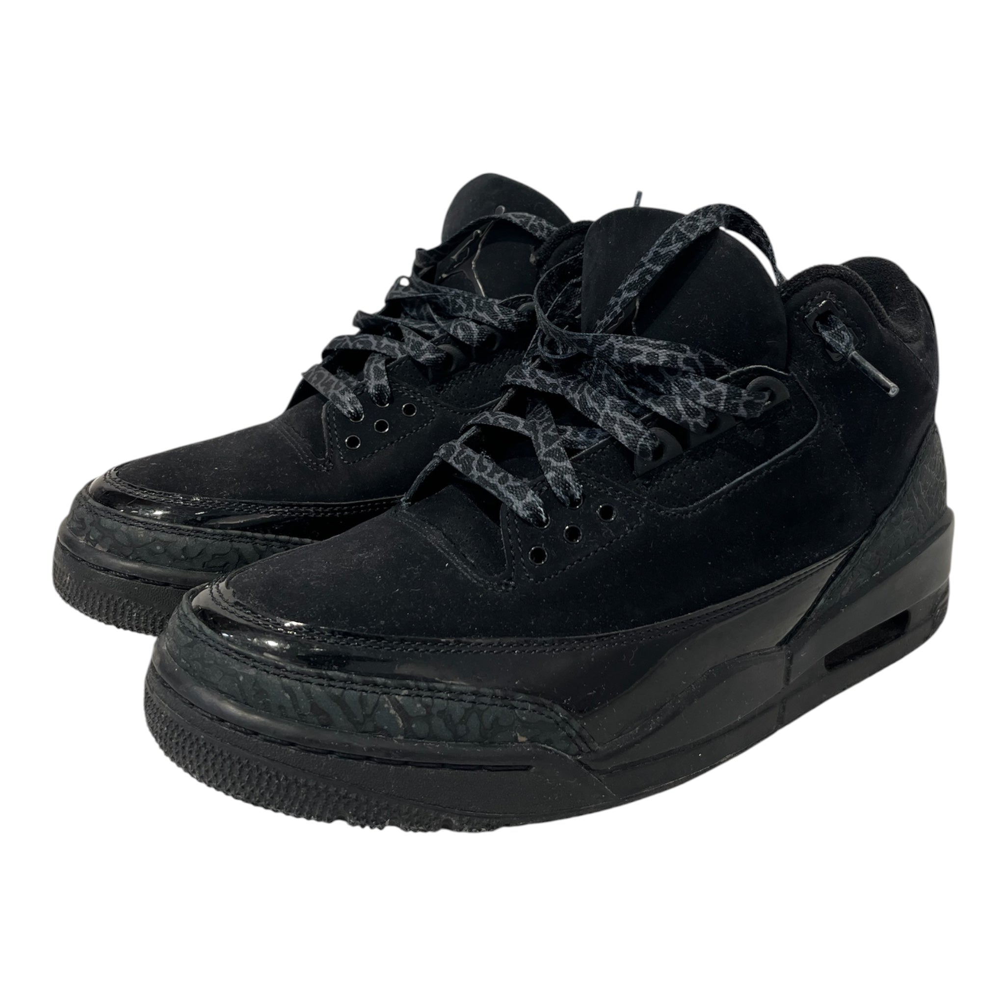 NIKE/Low-Sneakers/US 9/Suede/BLK/U-Tip/CT8532001 retro 3 blk cat '25 view 1