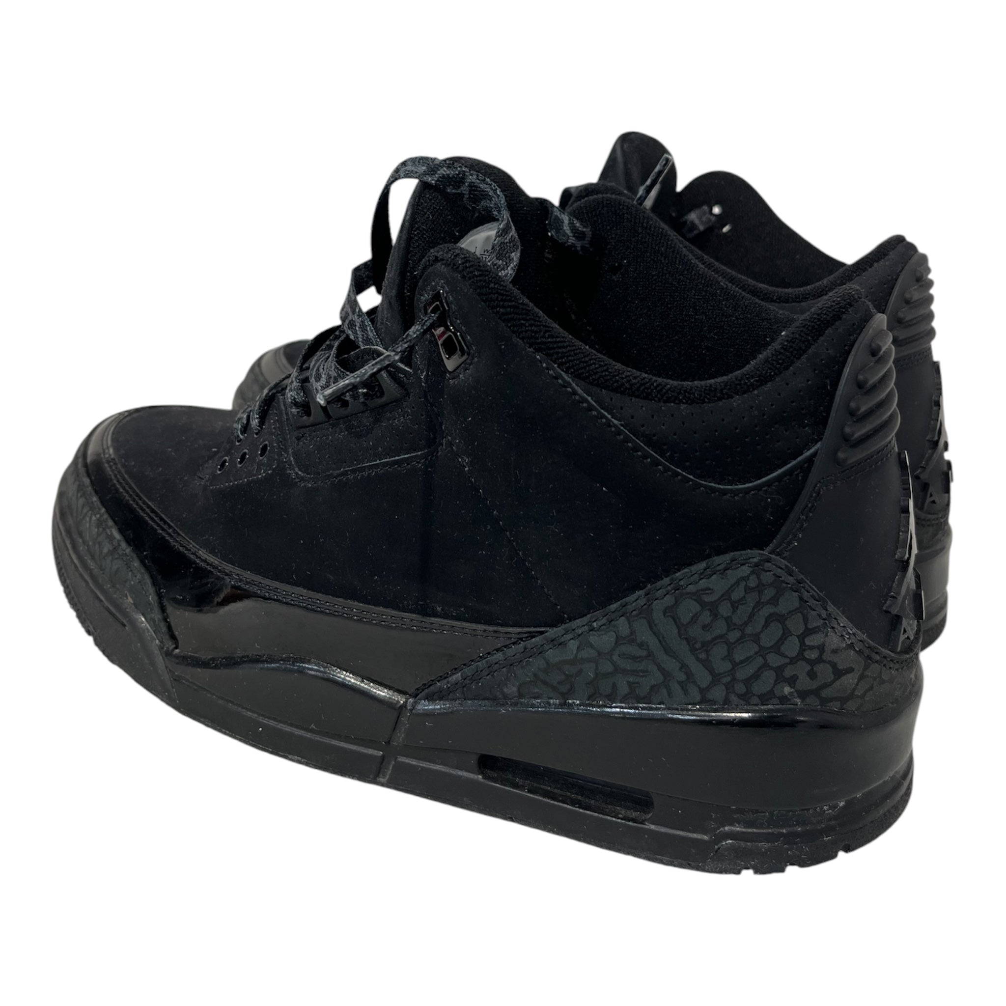 NIKE/Low-Sneakers/US 9/Suede/BLK/U-Tip/CT8532001 retro 3 blk cat '25 view 2
