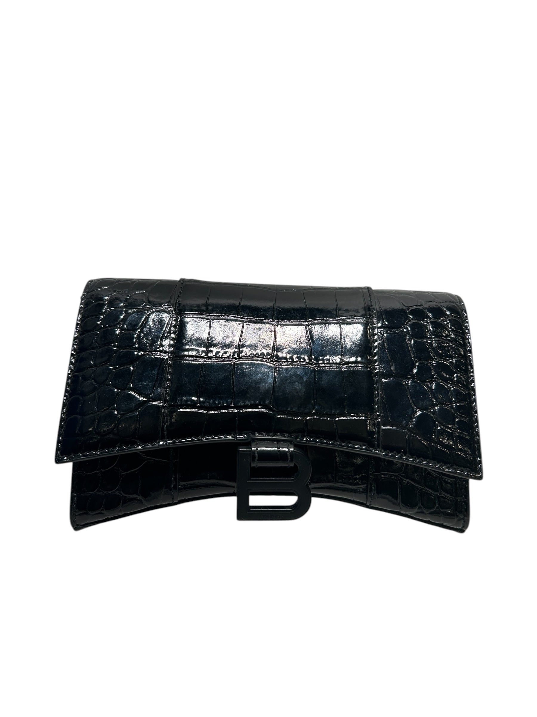 BALENCIAGA/Bag/Animal Pattern/Leather/BLK/Embossed Leather view 1