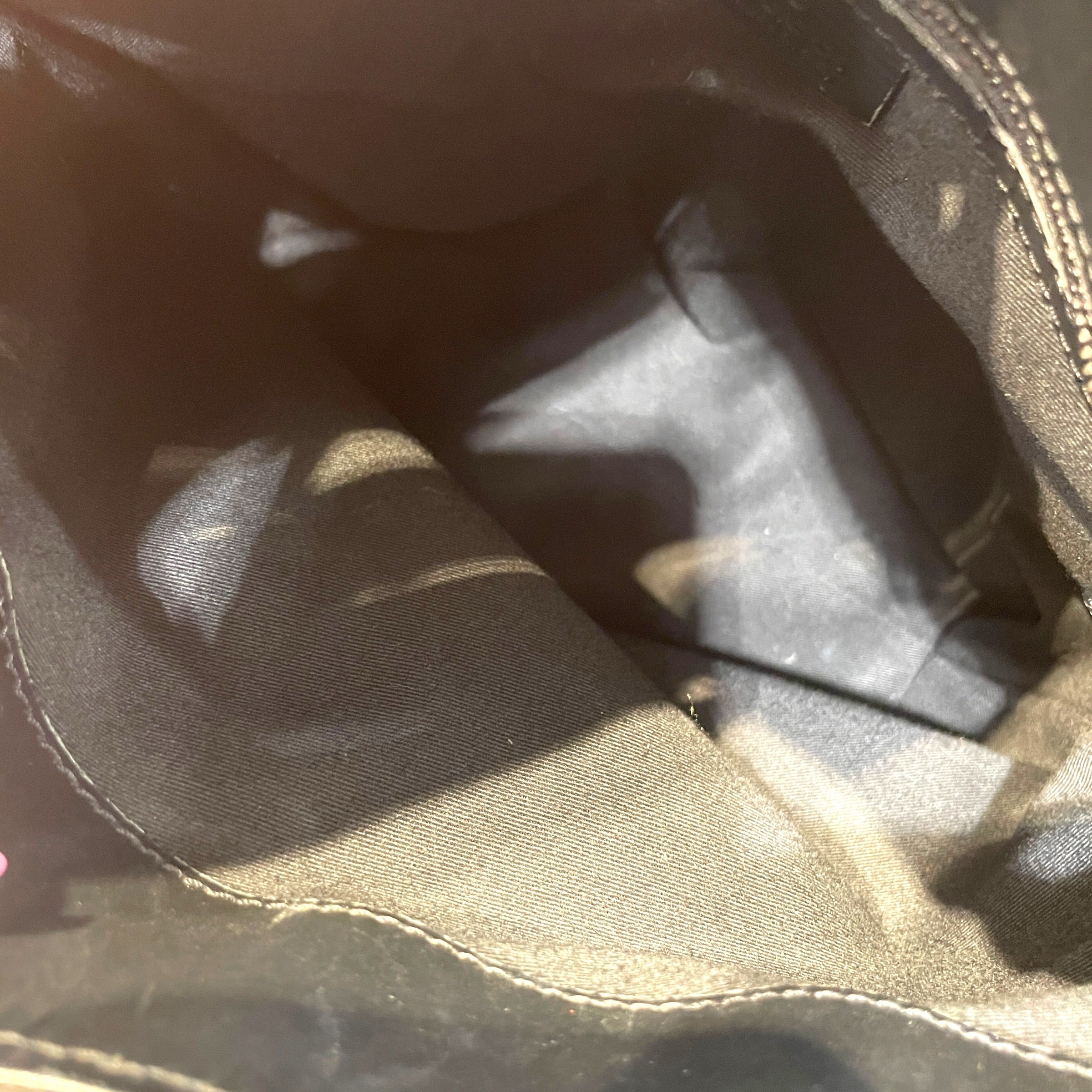 GUCCI/Hand Bag/Monogram/Cotton/BLK/GG Canvas view 4