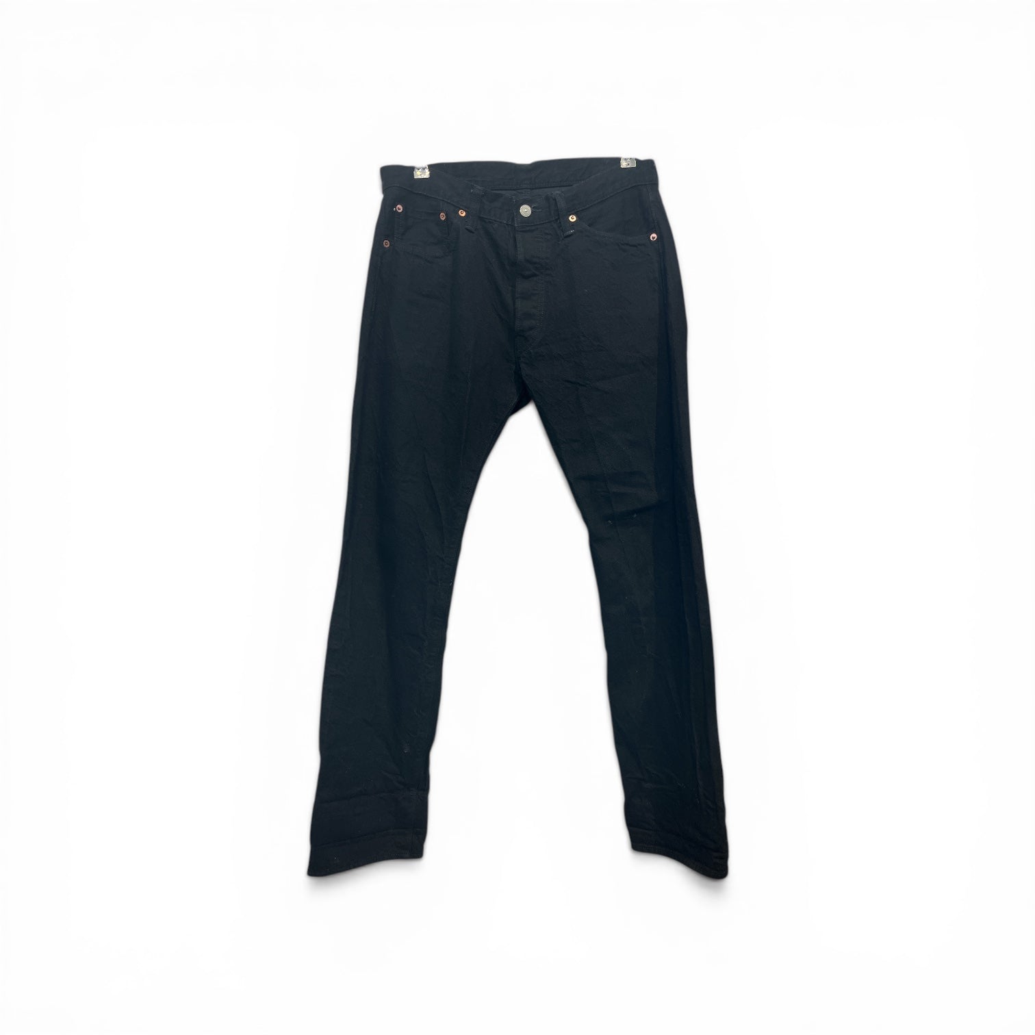 SUGAR CANE/Straight Pants/33/Denim/BLK/JAPANESE SELVEGE DENIM view 1