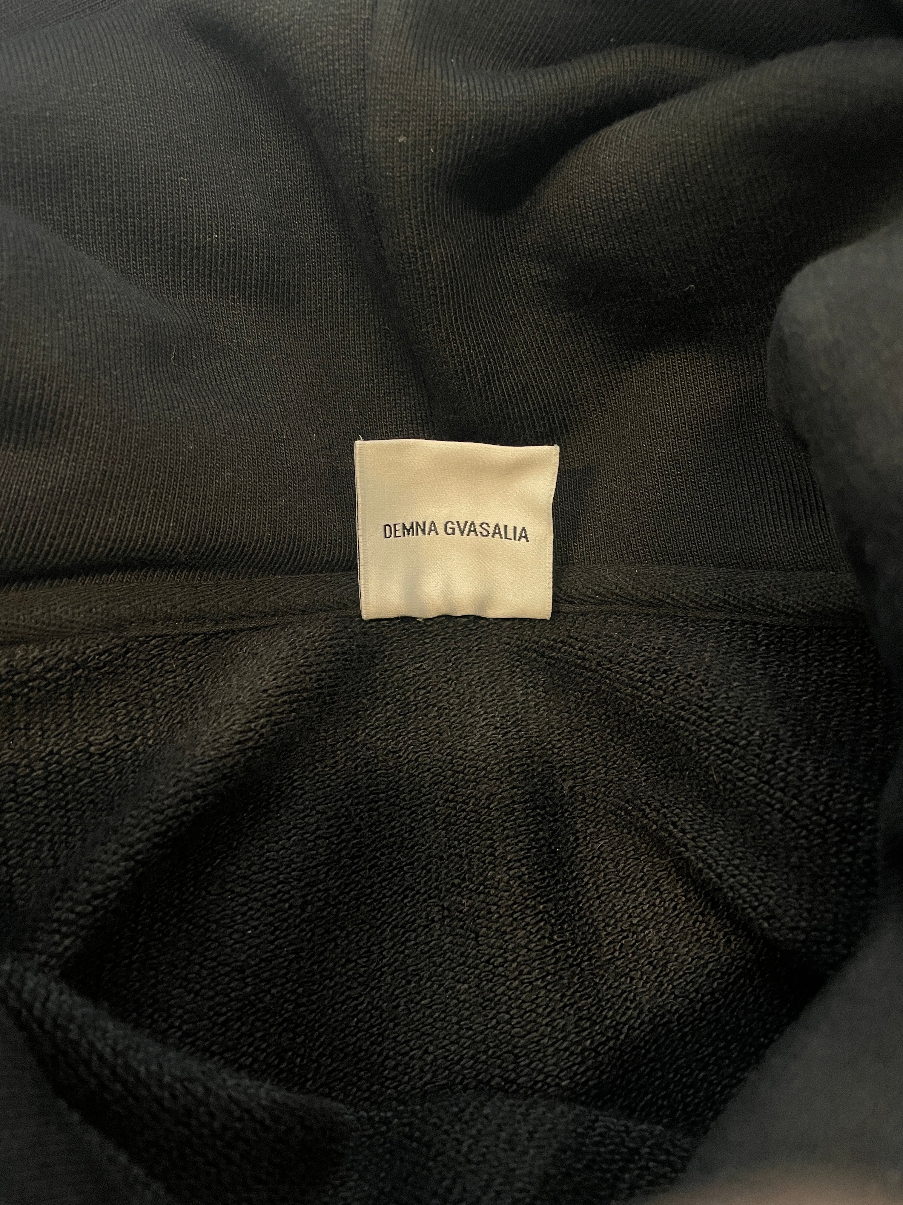 VETEMENTS/Hoodie/XS/Cotton/BLK/TOTAL FUCKING DARKNESS view 4