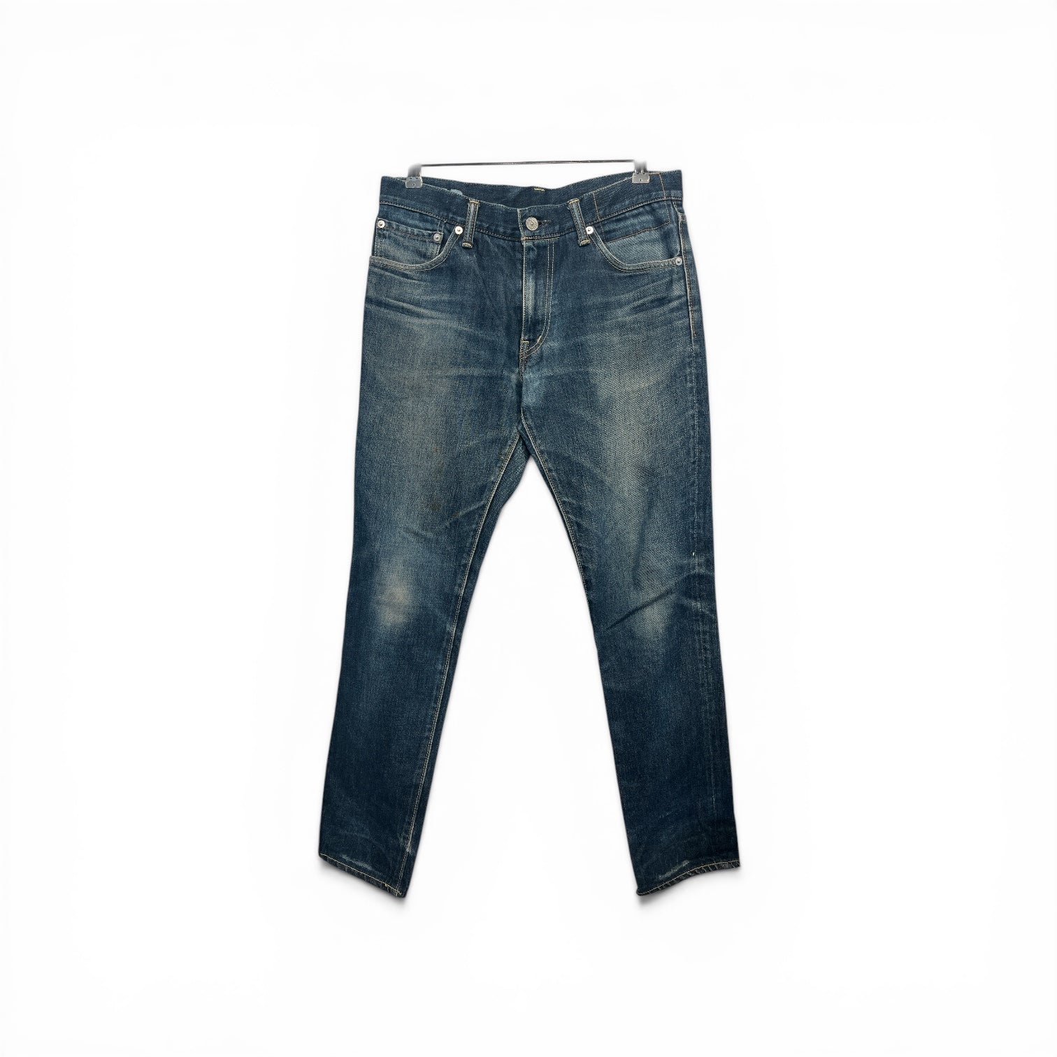 visvim/Straight Pants/4/Cotton/BLU/social sculpture jeans view 1