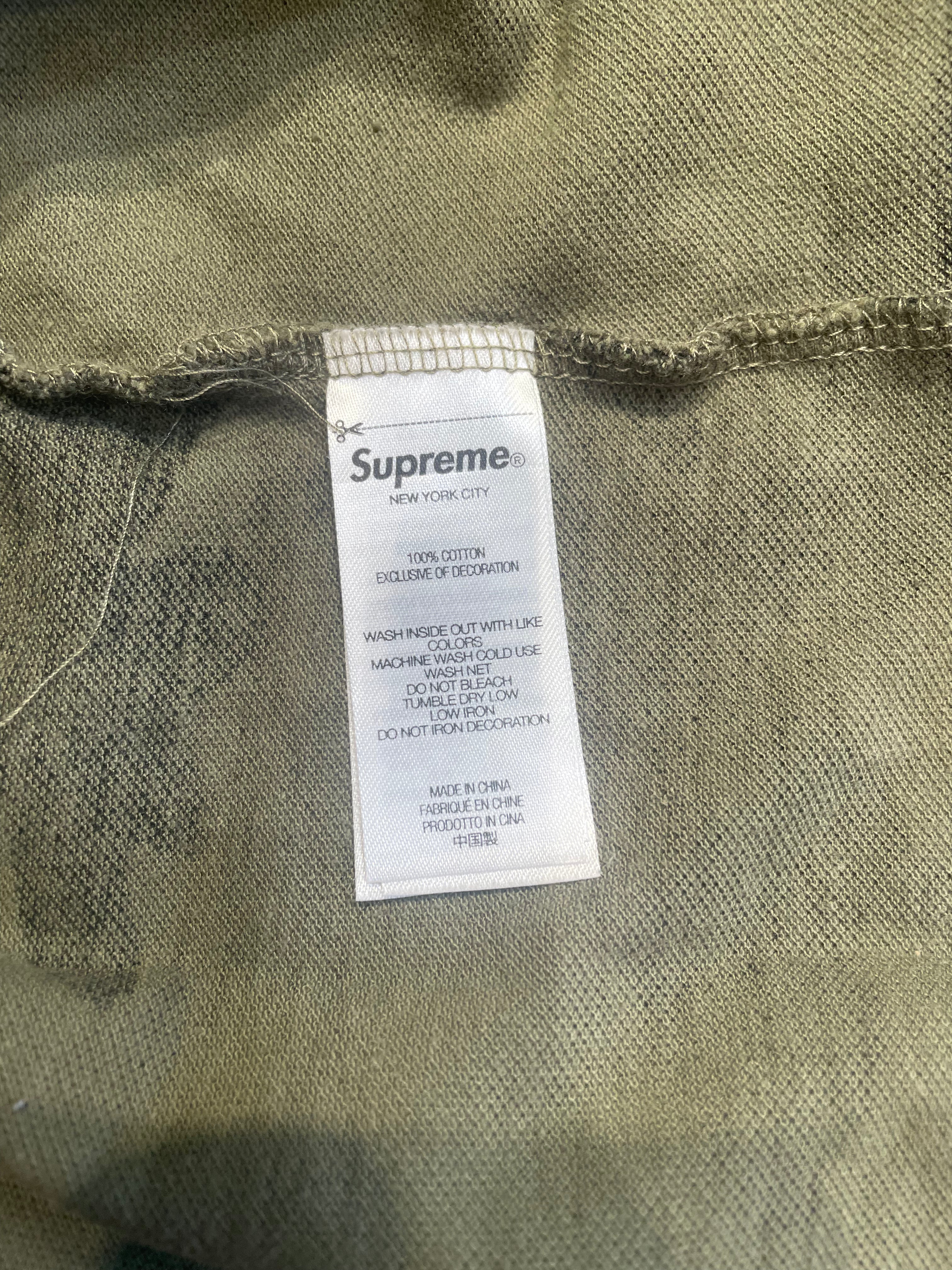 Supreme/TRUE RELIGION/Polo Shirt/XL/Cotton/GRN/Camouflage/LARGE APLIQUE view 4