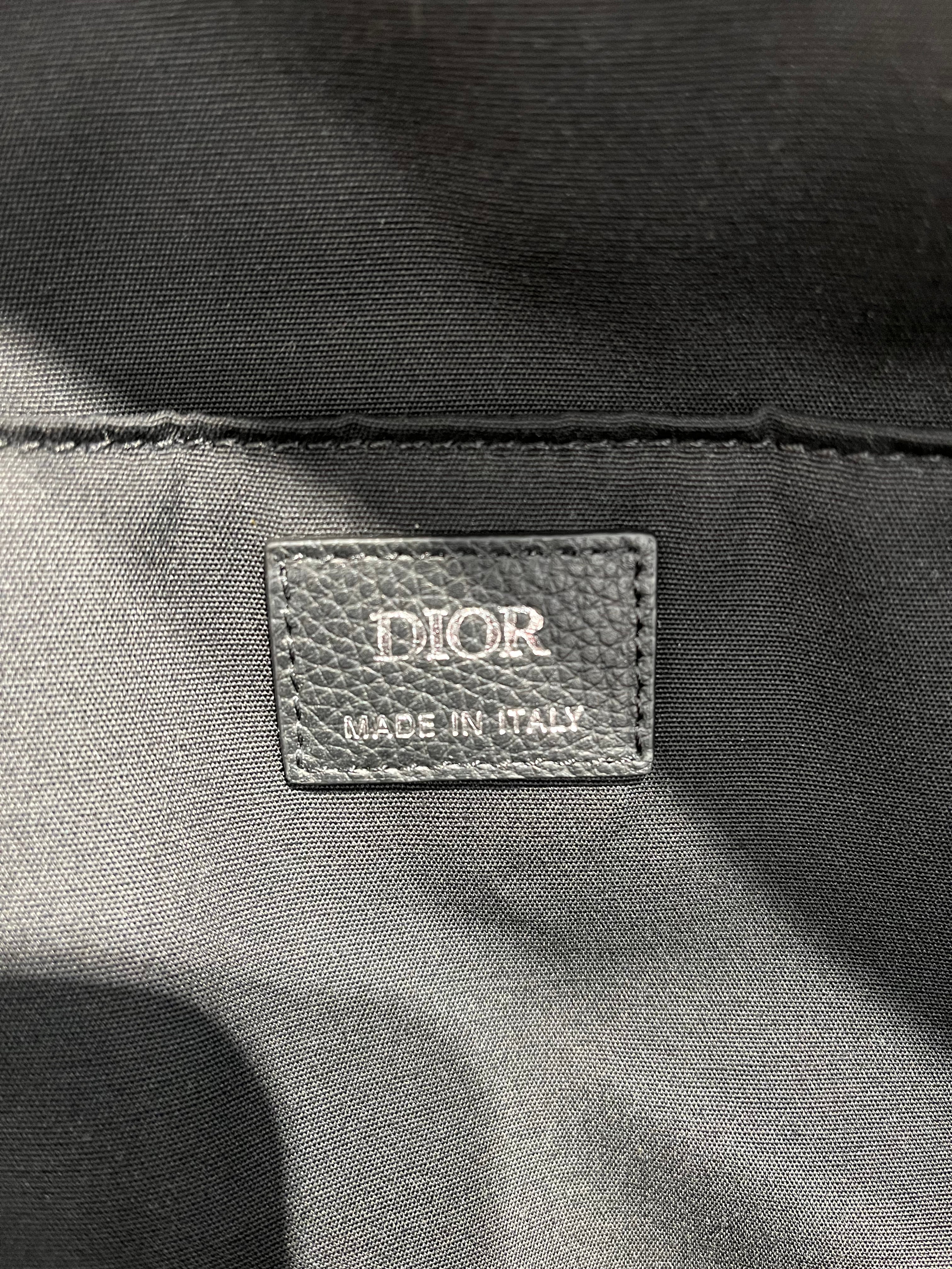 Christian Dior/Backpack/Monogram/Cotton/BEG/Mens Oblique Backpack monogram view 5