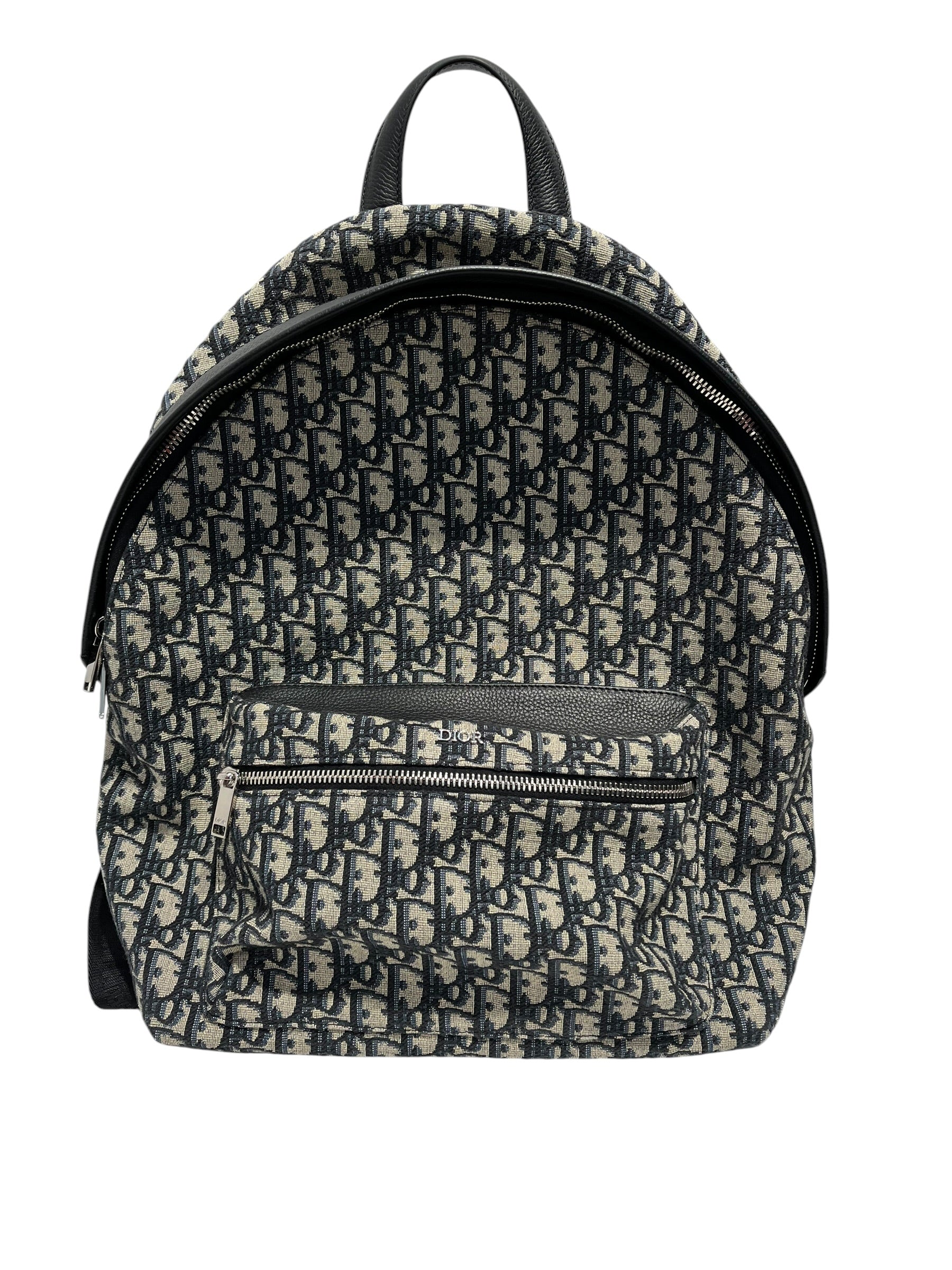 Christian Dior/Backpack/Monogram/Cotton/BEG/Mens Oblique Backpack monogram view 1
