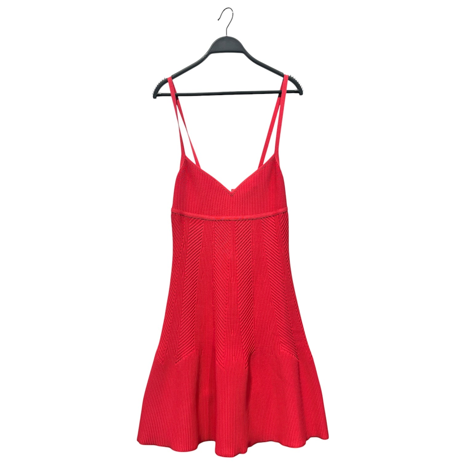 Herve Leger/SS Dress/S/Rayon/PNK/Midi Length/Burnt Rose Ribbed Dress view 1