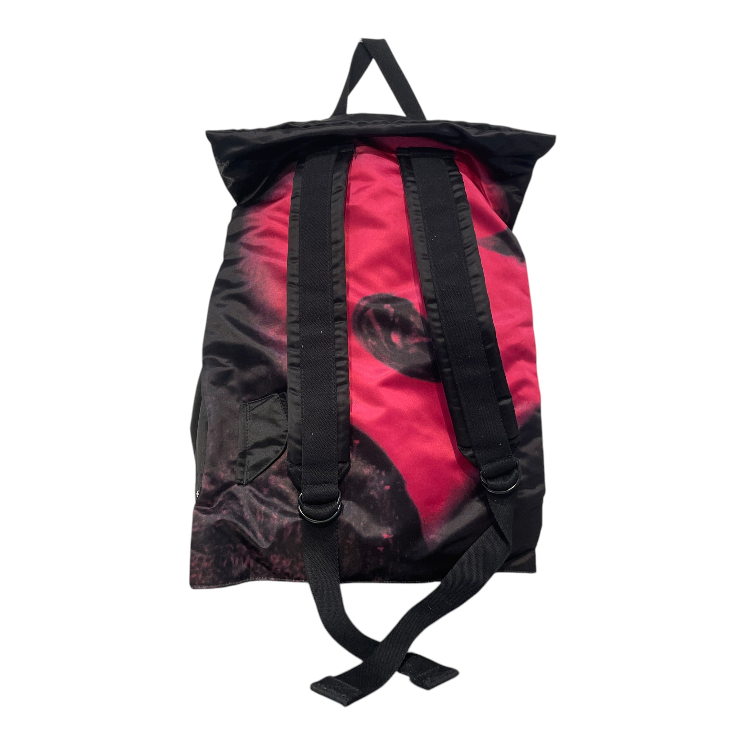 RAF SIMONS/Backpack/Cotton/BLK/EastPAcck Back PAc view 4