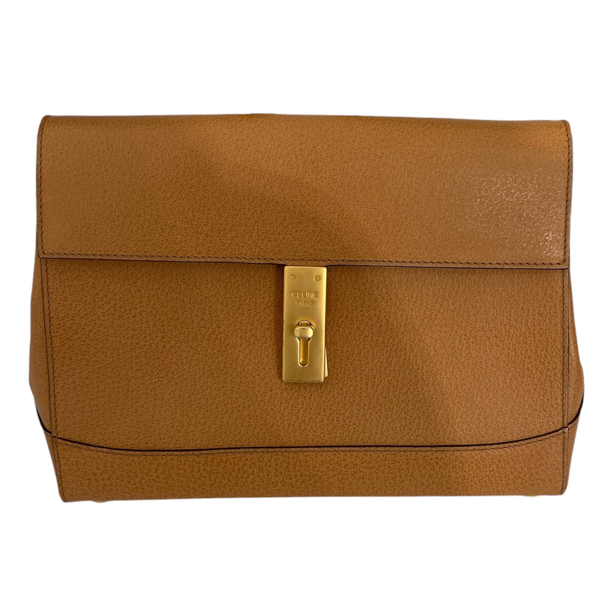 CELINE/Cross Body Bag/Leather/BRW/celine view 3